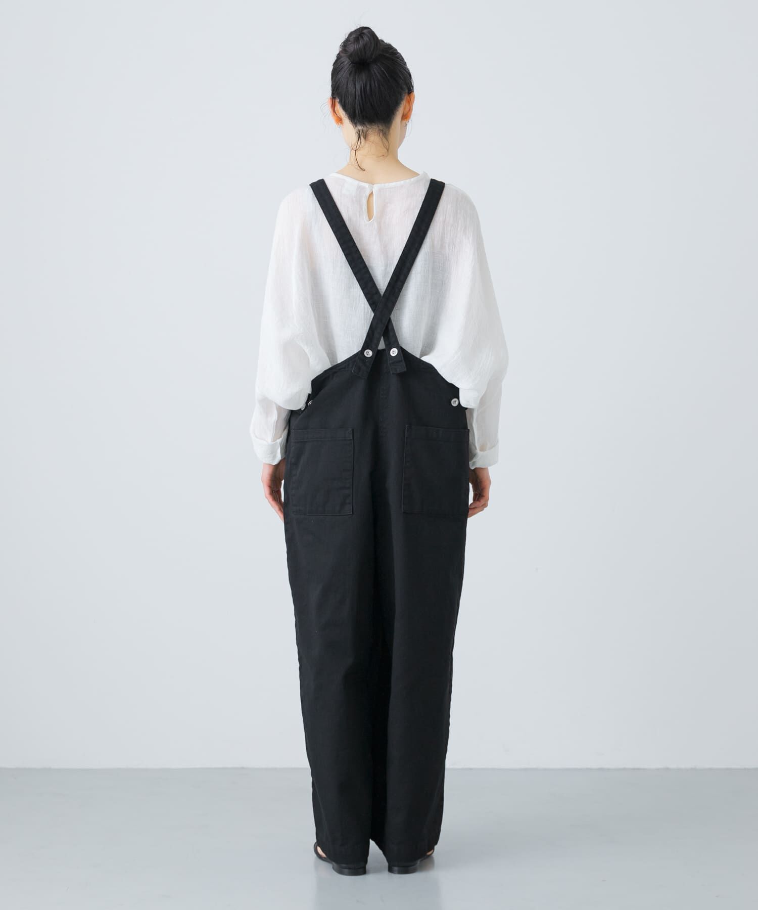 かぐれ「バッククロスサロペット」|スカート|