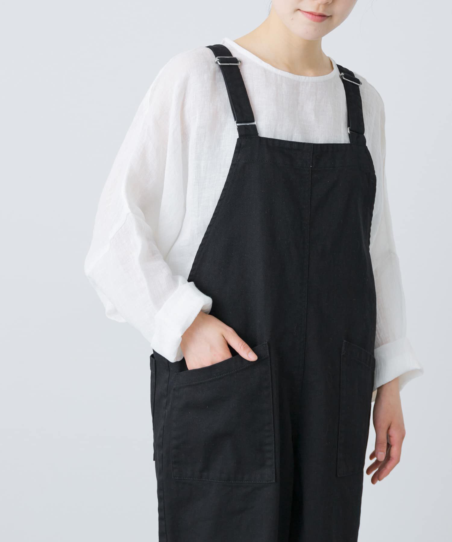 かぐれ「バッククロスサロペット」|スカート|