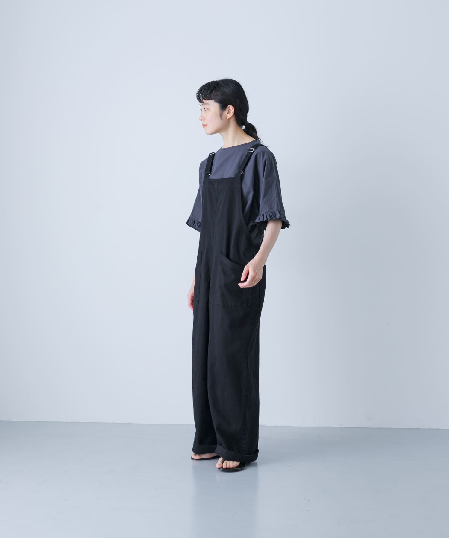 かぐれ「バッククロスサロペット」|スカート|