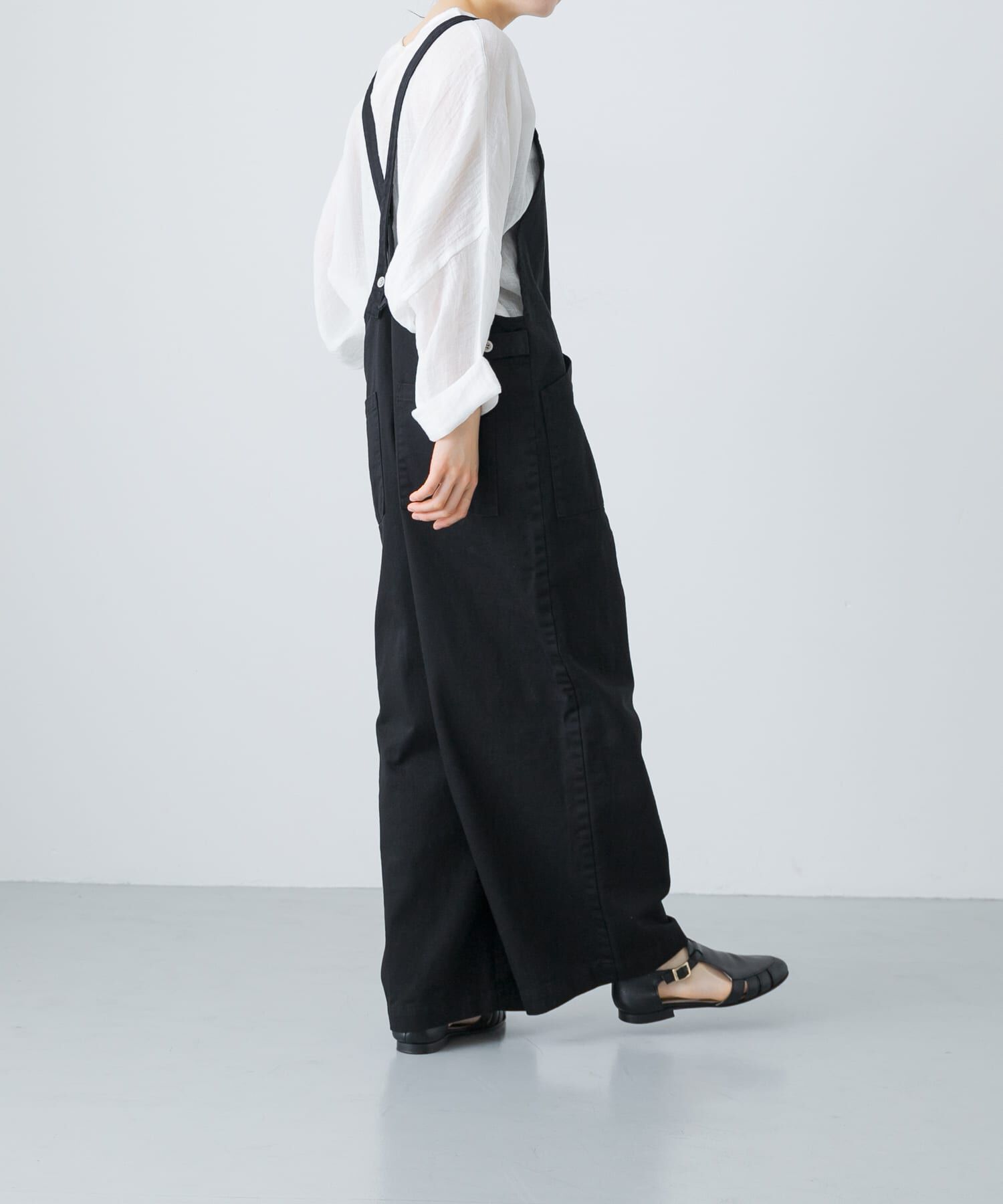 かぐれ「バッククロスサロペット」|スカート|