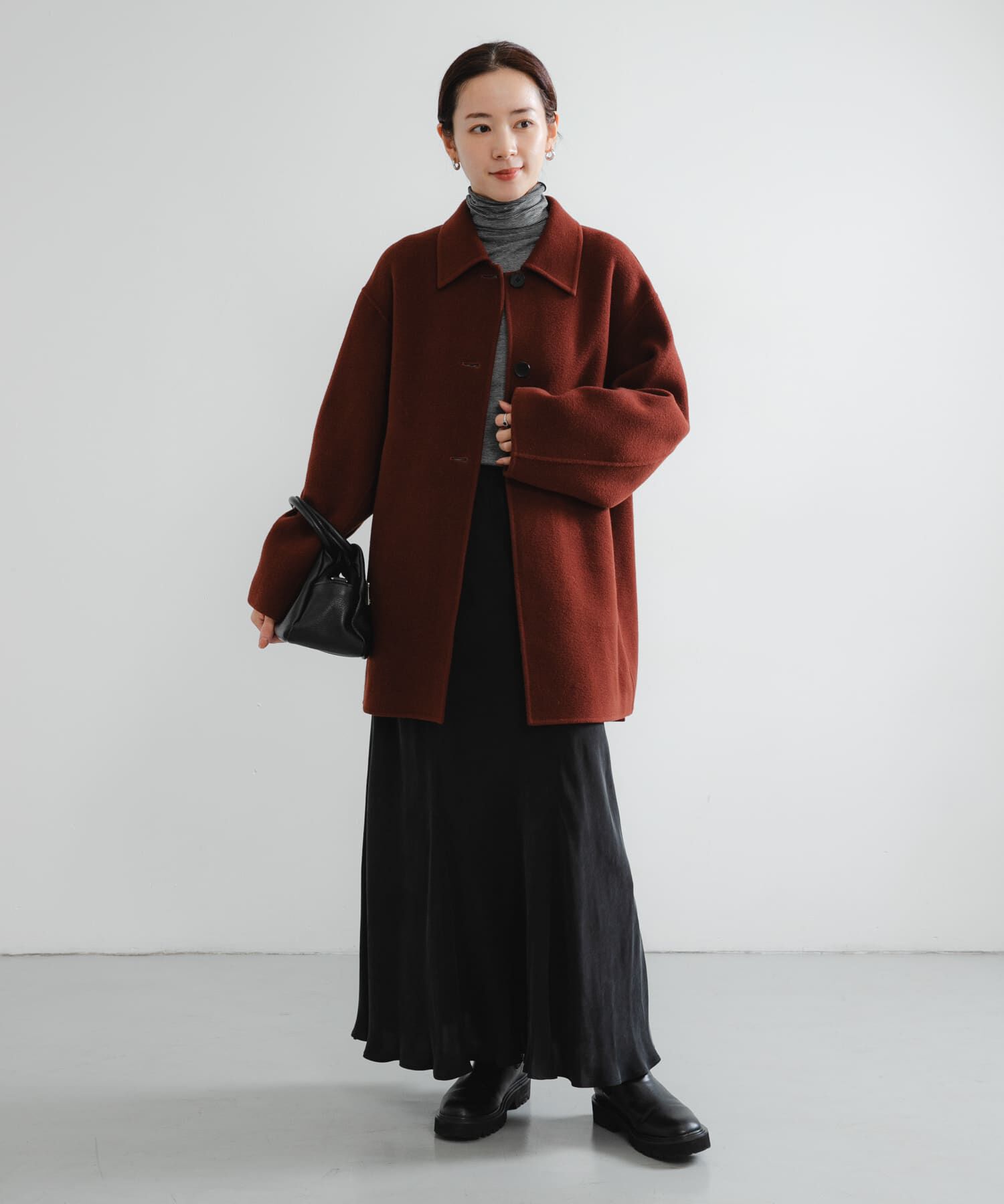 URBAN RESEARCH「スーパー140ステンカラーリバーミドルコート」|ステンカラーコート|