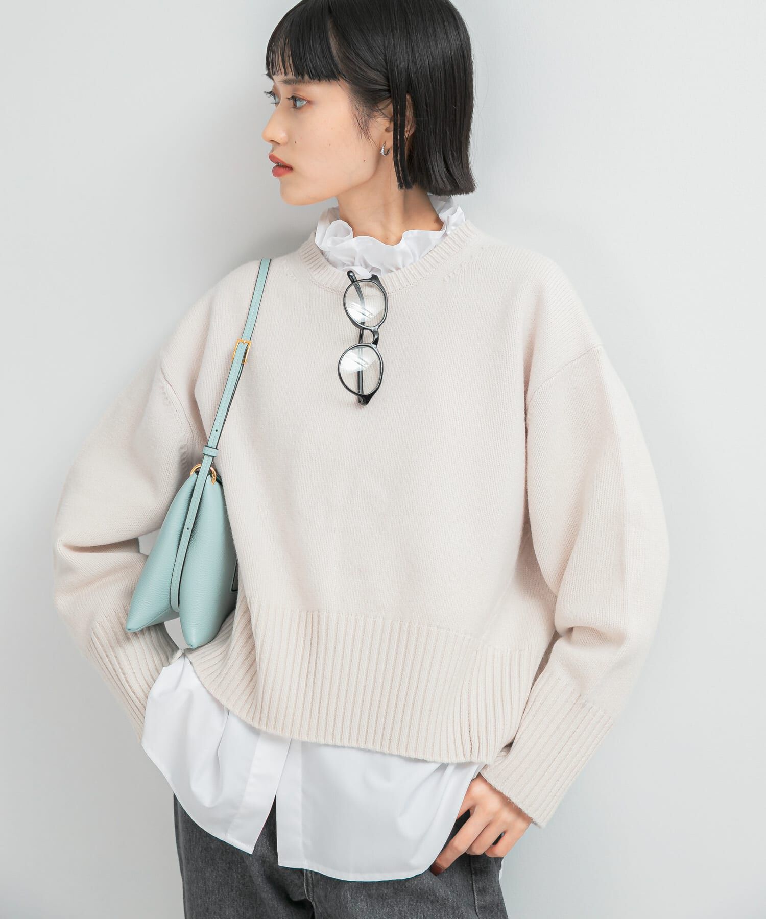 URBAN RESEARCH ROSSO「『WEB/一部店舗限定』エクストラファインシームデザインニット」|ニット・セーター|