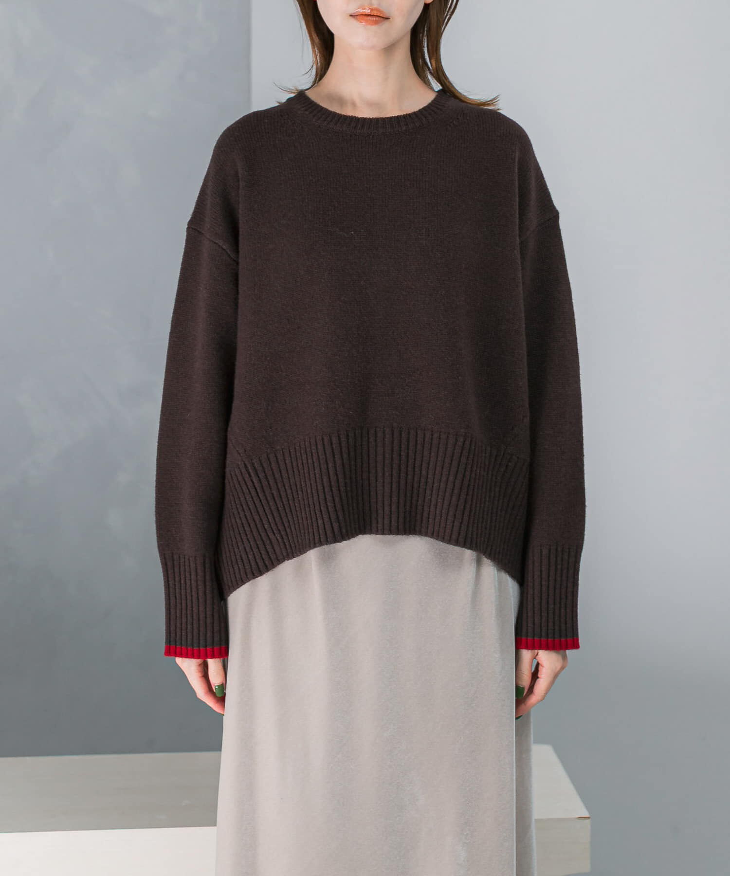 URBAN RESEARCH ROSSO「『WEB/一部店舗限定』エクストラファインシームデザインニット」|ニット・セーター|