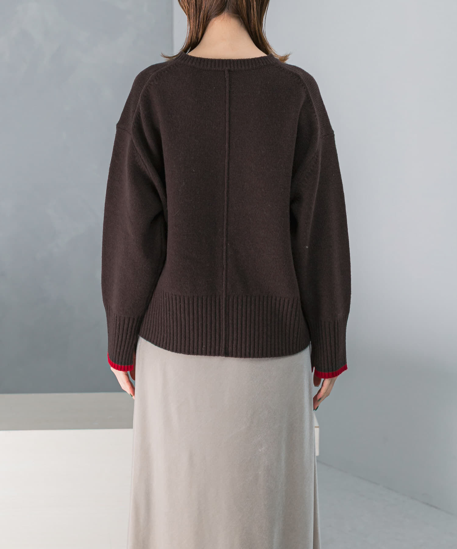 URBAN RESEARCH ROSSO「『WEB/一部店舗限定』エクストラファインシームデザインニット」|ニット・セーター|