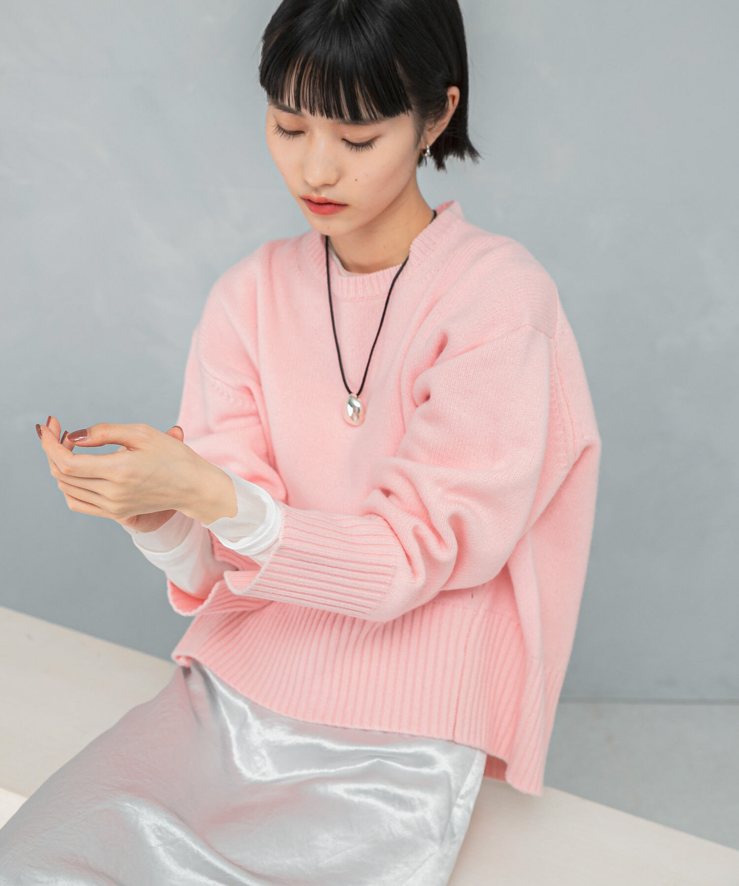 URBAN RESEARCH ROSSO「『WEB/一部店舗限定』エクストラファインシームデザインニット」|ニット・セーター|