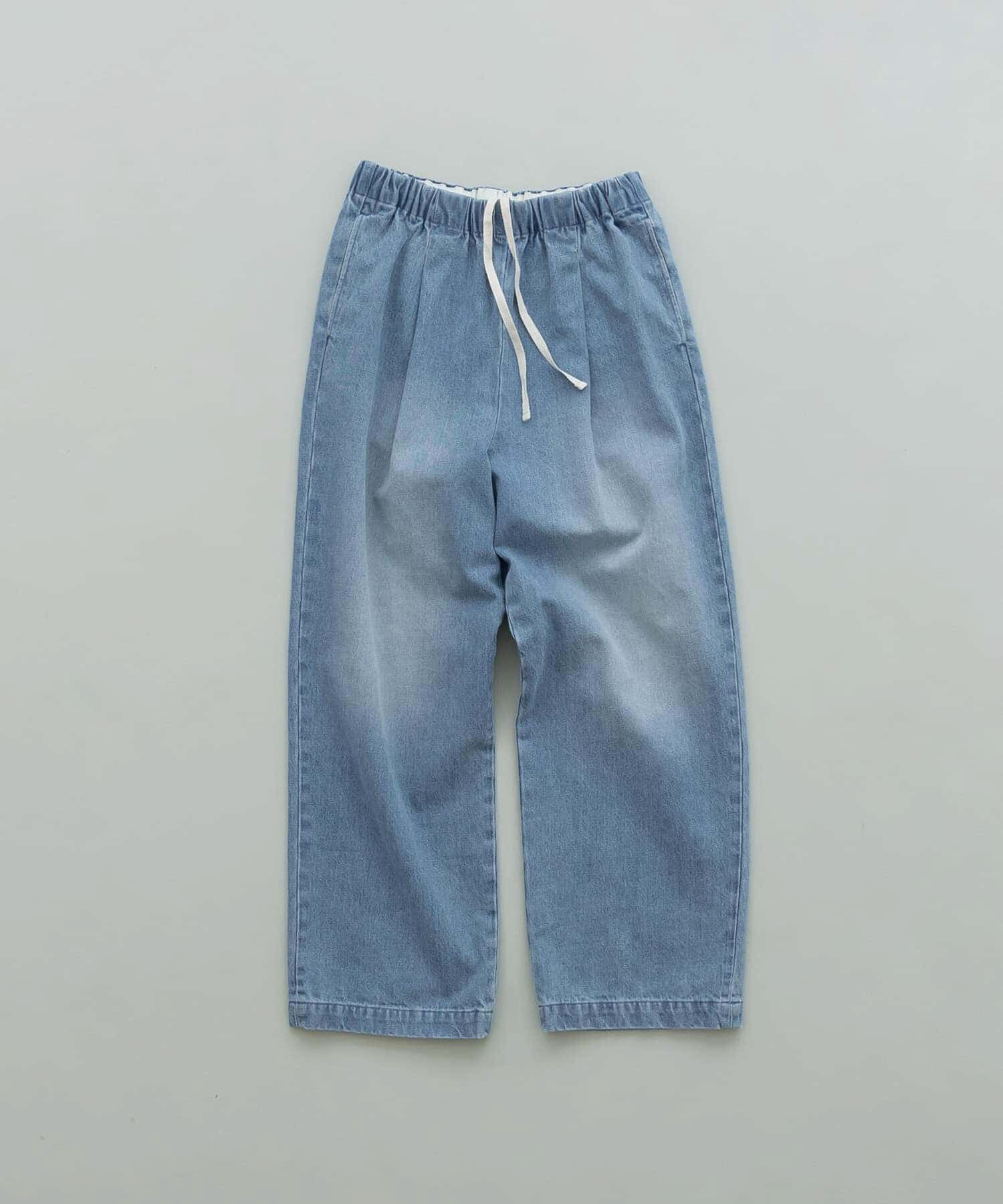 かぐれ「フェードデニムイージーパンツ」|デニム|