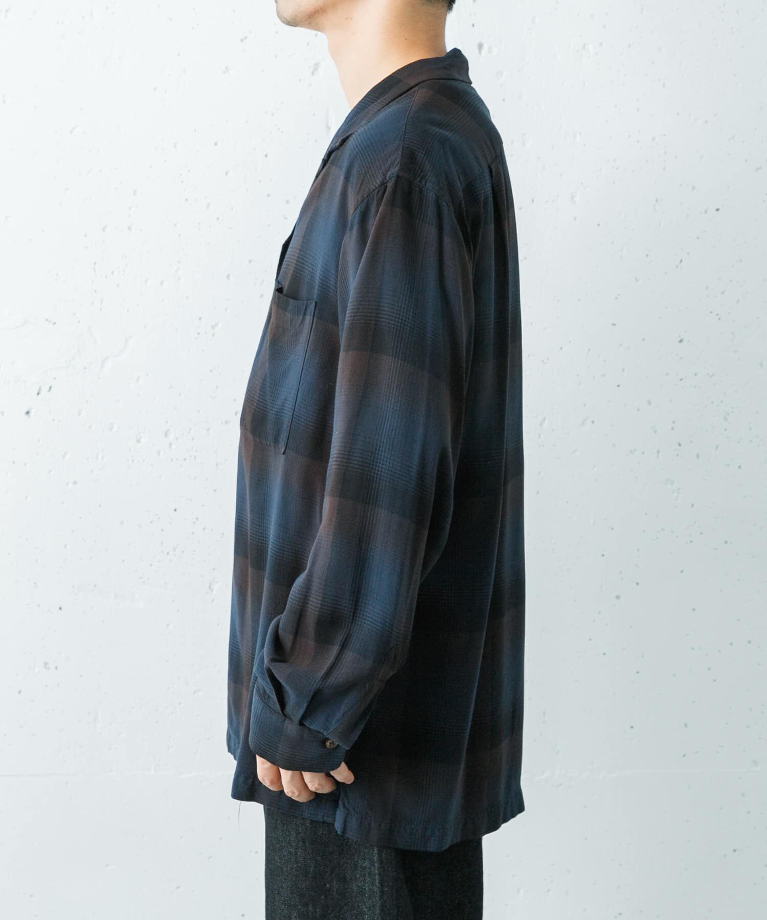 URBAN RESEARCH「new basic　BISHU RAYON CHECK SHIRTS」|シャツ・ブラウス|