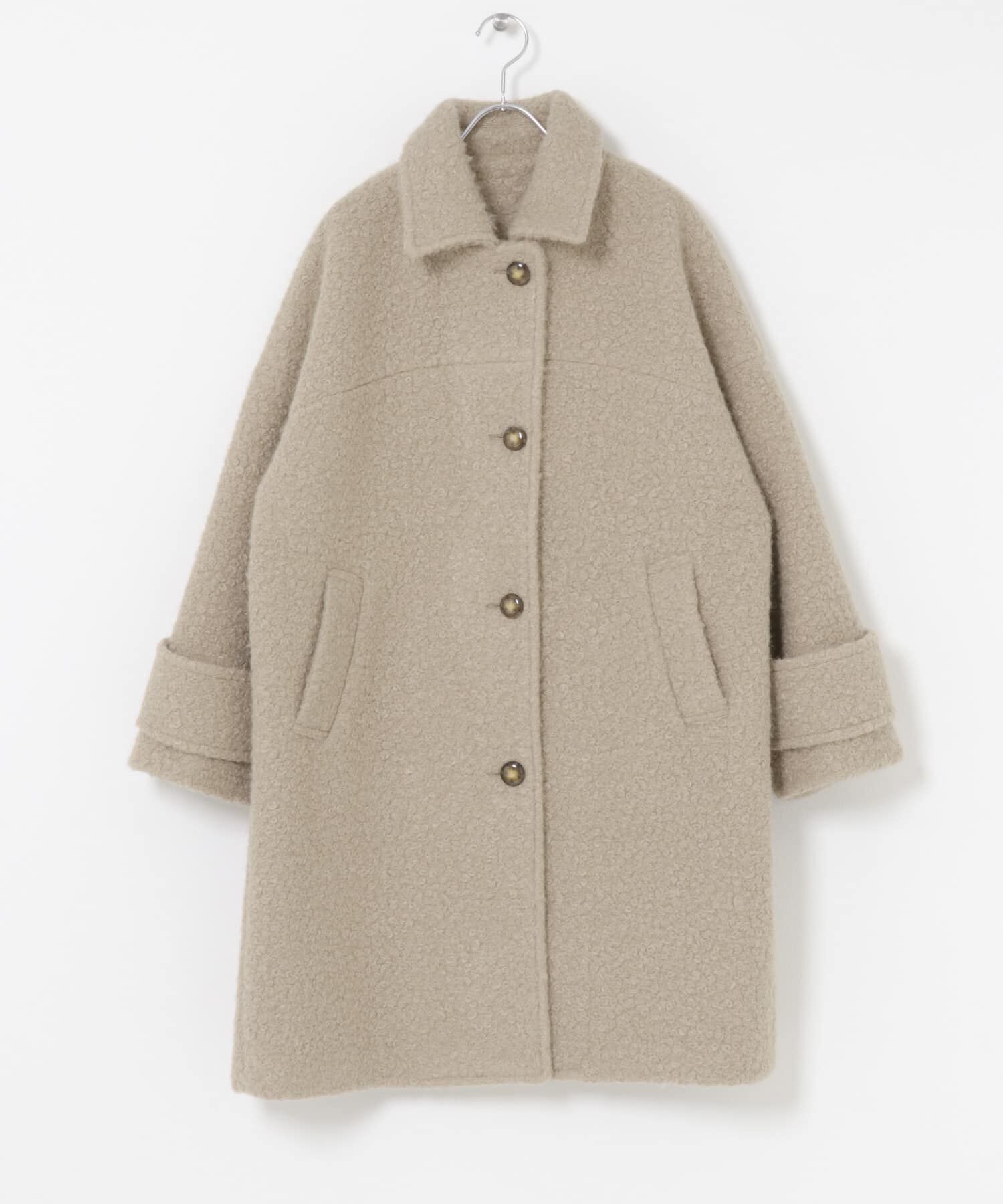 URBAN RESEARCH ROSSO「F by ROSSO　『UR TECH』ブークレステンカラーコート」|ステンカラーコート|