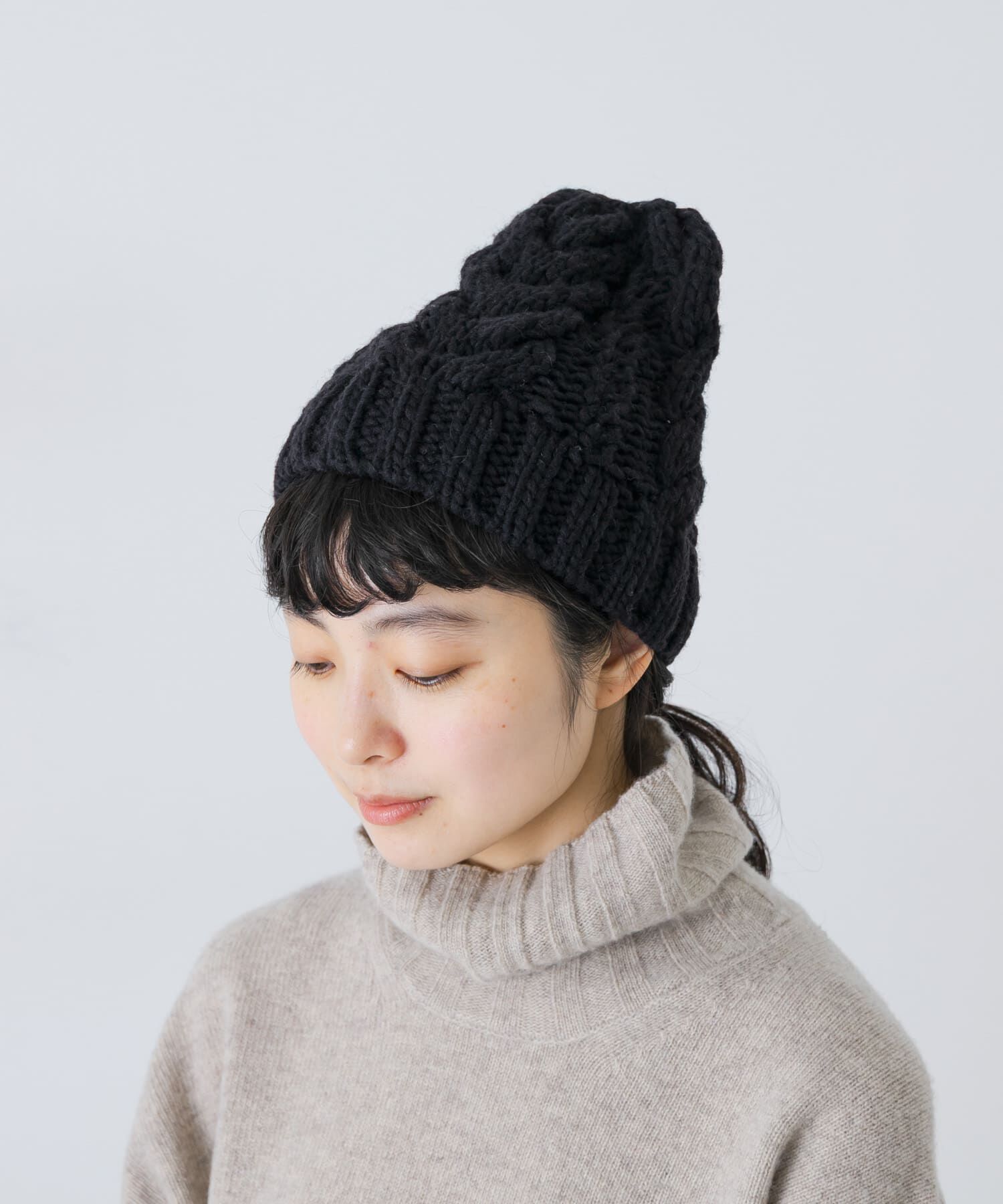 かぐれ「ペルーアランニットキャップ」|ニット帽|