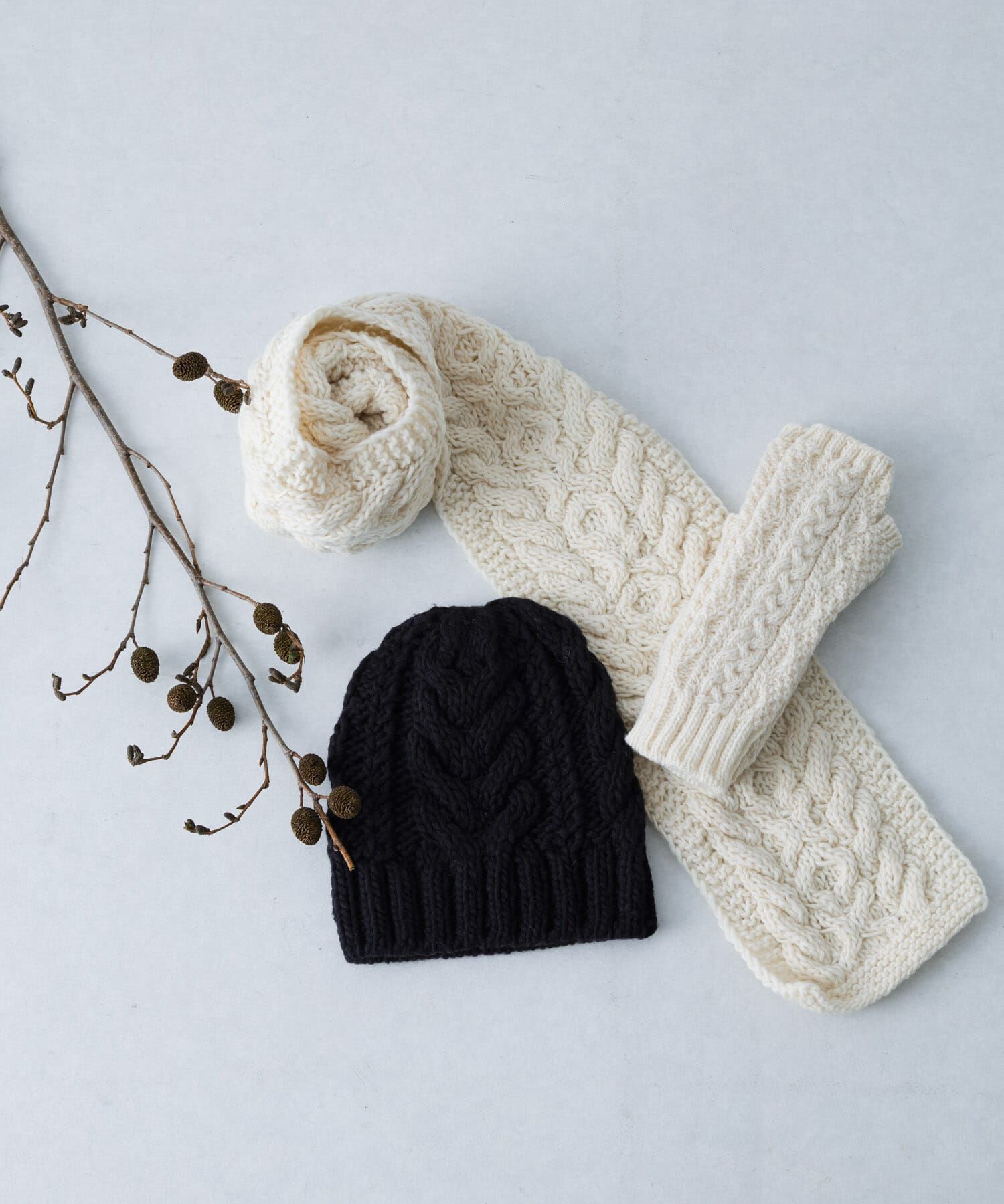 かぐれ「ペルーアランニットキャップ」|ニット帽|