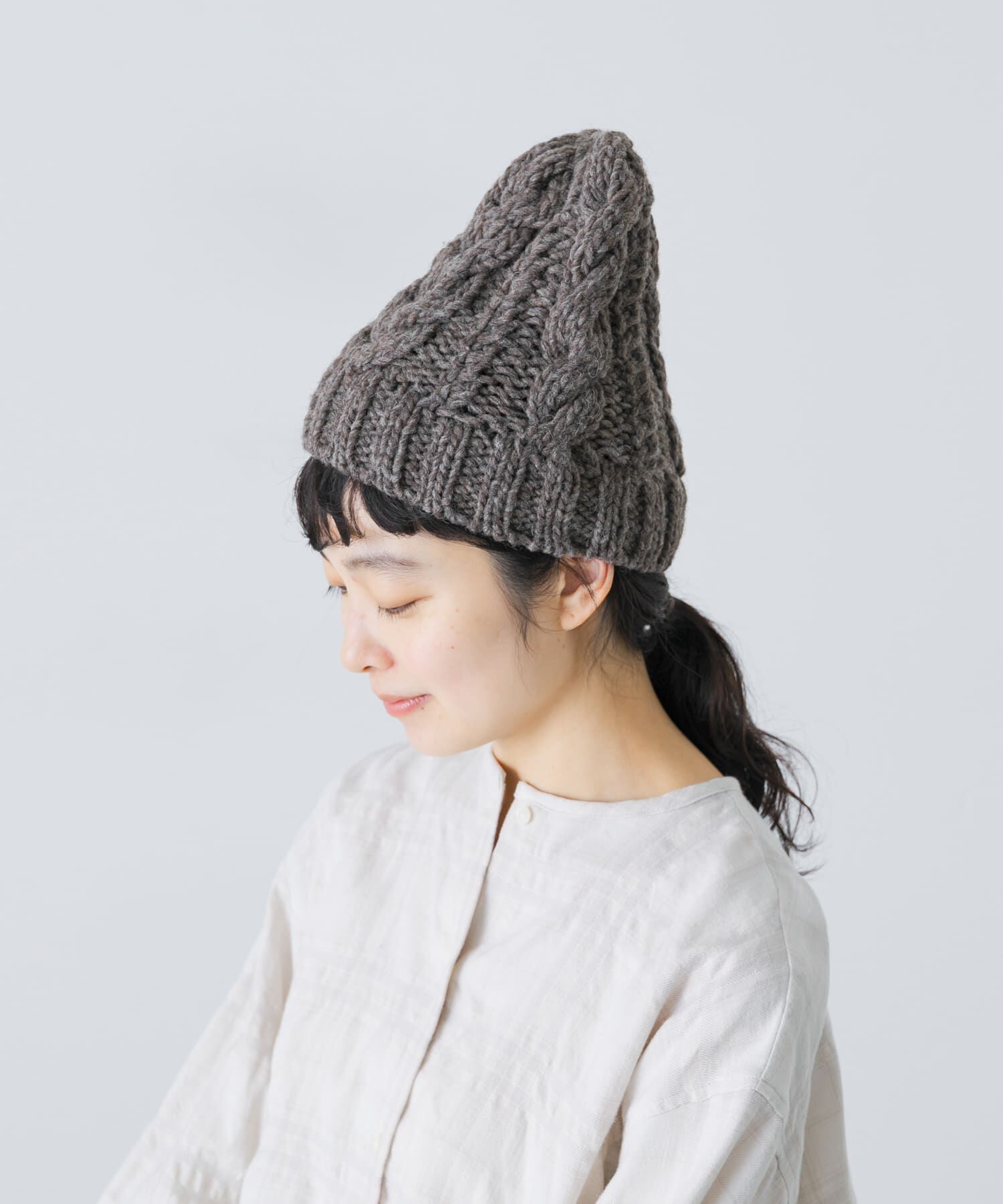 かぐれ「ペルーアランニットキャップ」|ニット帽|