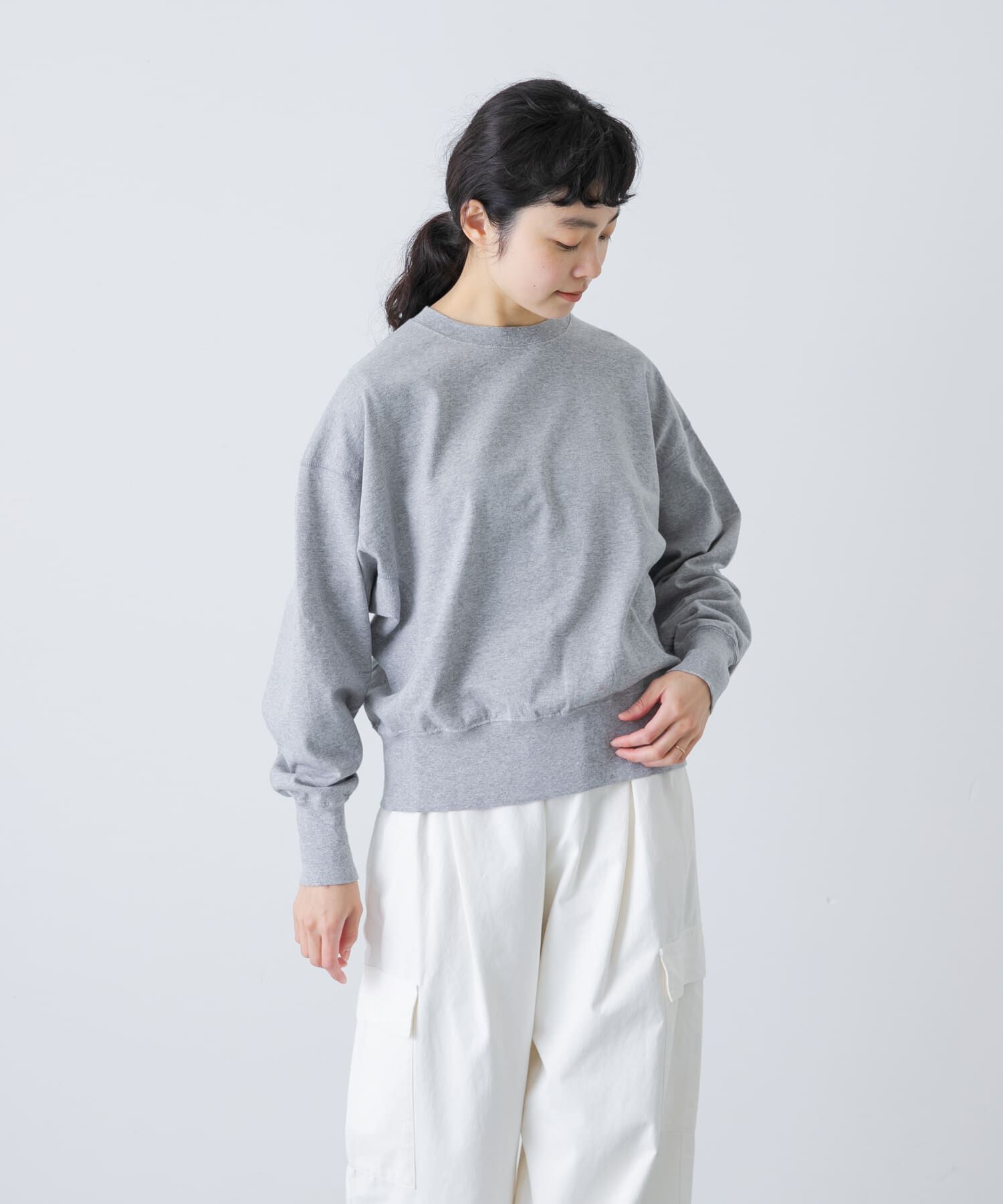 かぐれ「オープンエンドクルーネックプルオーバー」|Tシャツ・カットソー|