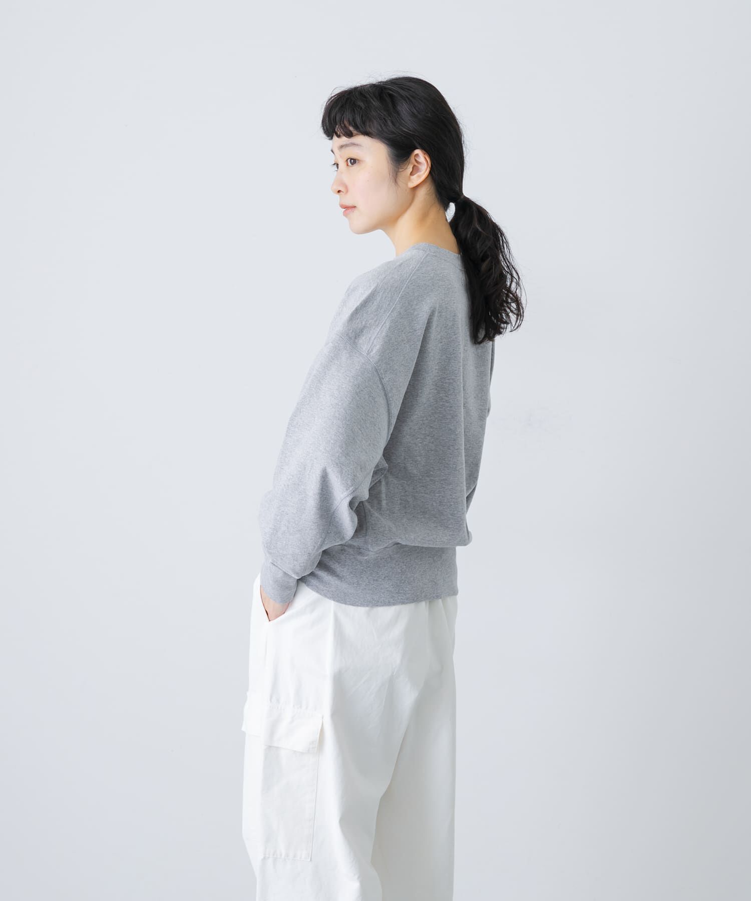 かぐれ「オープンエンドクルーネックプルオーバー」|Tシャツ・カットソー|