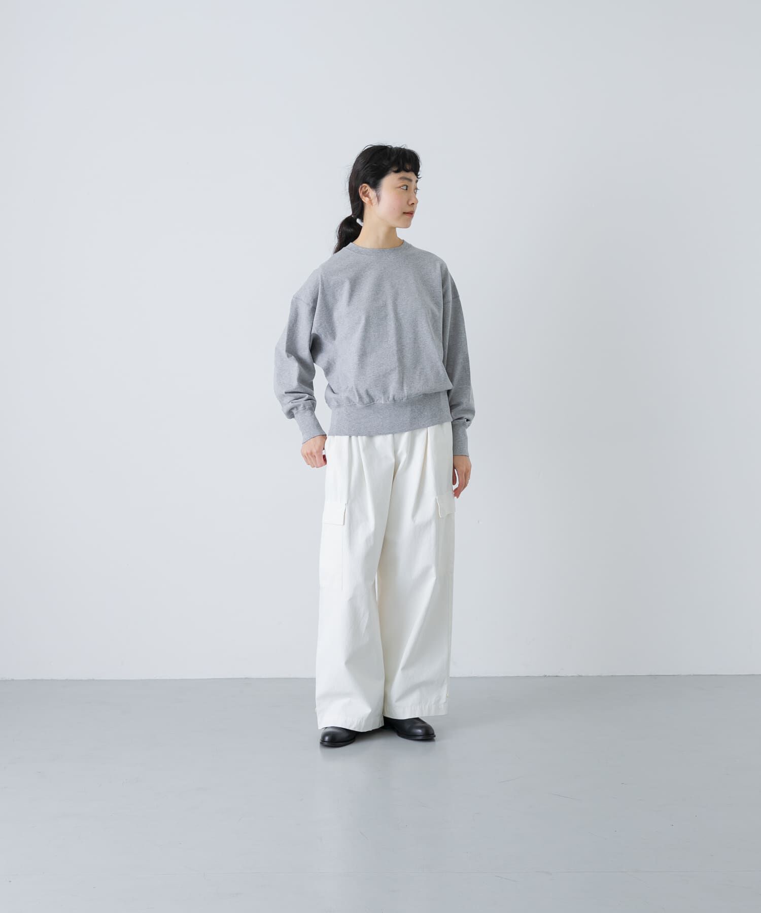 かぐれ「オープンエンドクルーネックプルオーバー」|Tシャツ・カットソー|