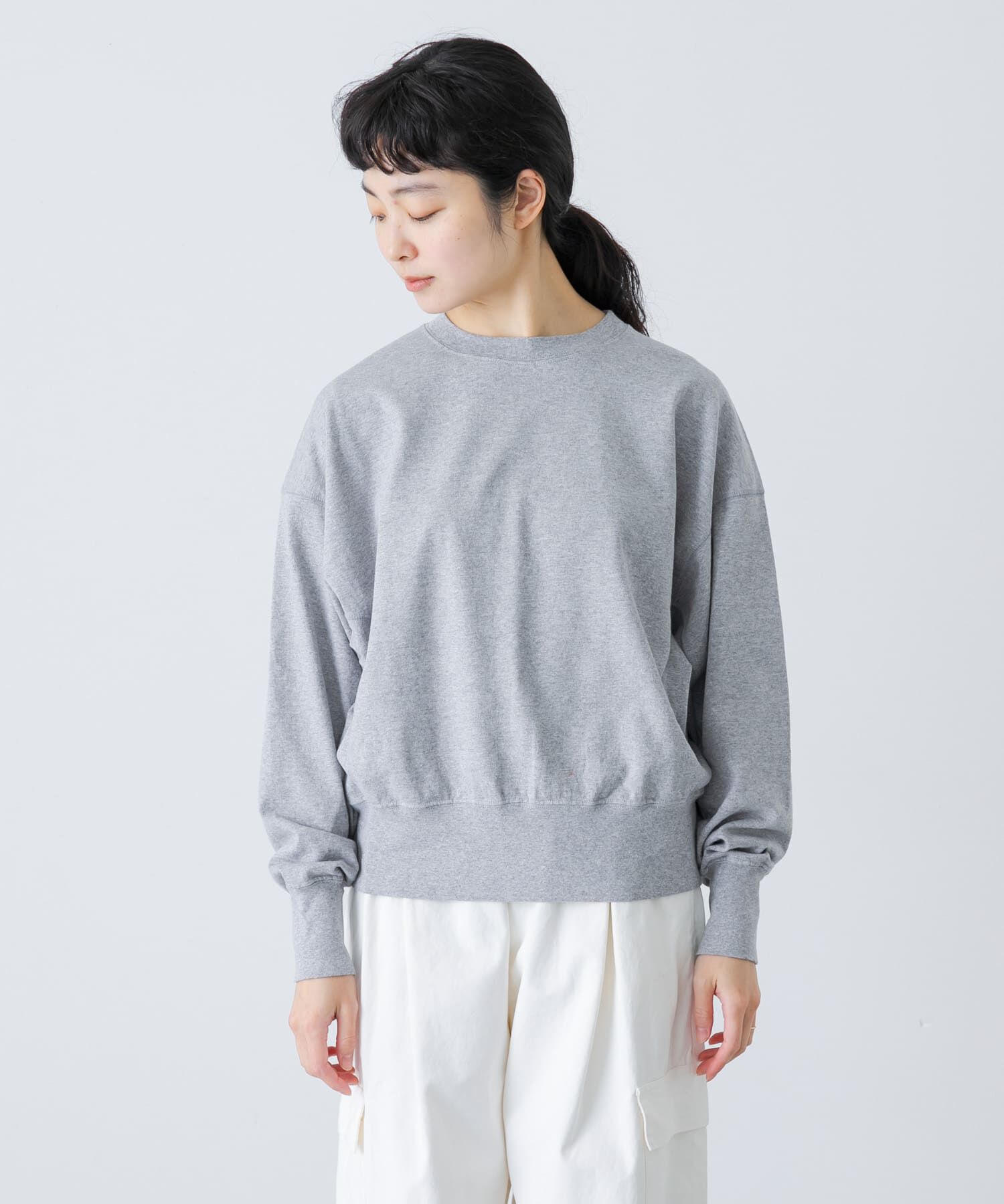 かぐれ「オープンエンドクルーネックプルオーバー」|Tシャツ・カットソー|