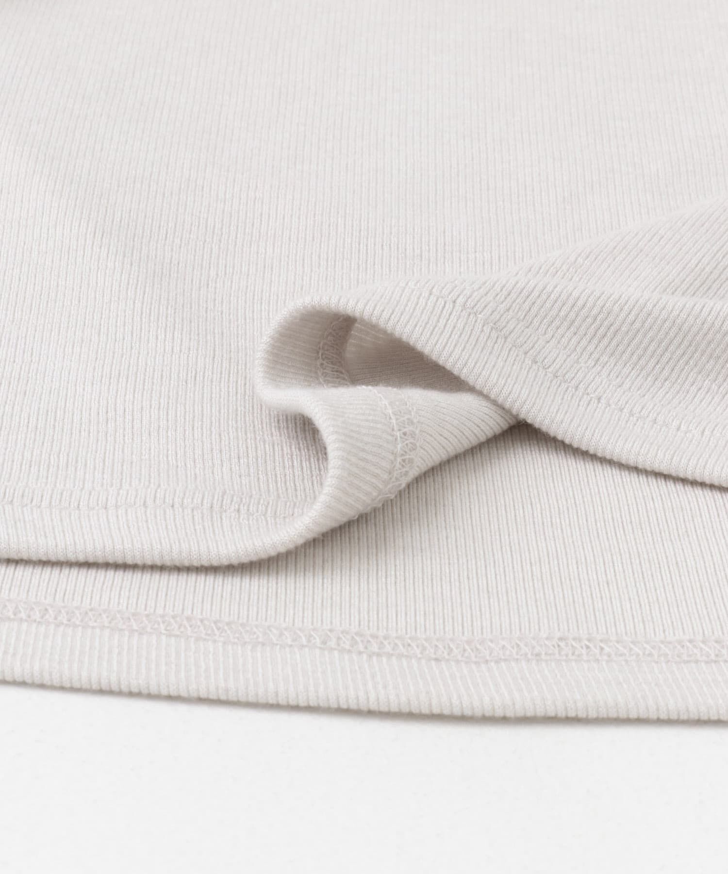 かぐれ「ボトルネックソフトリブカットソー」|Tシャツ・カットソー|