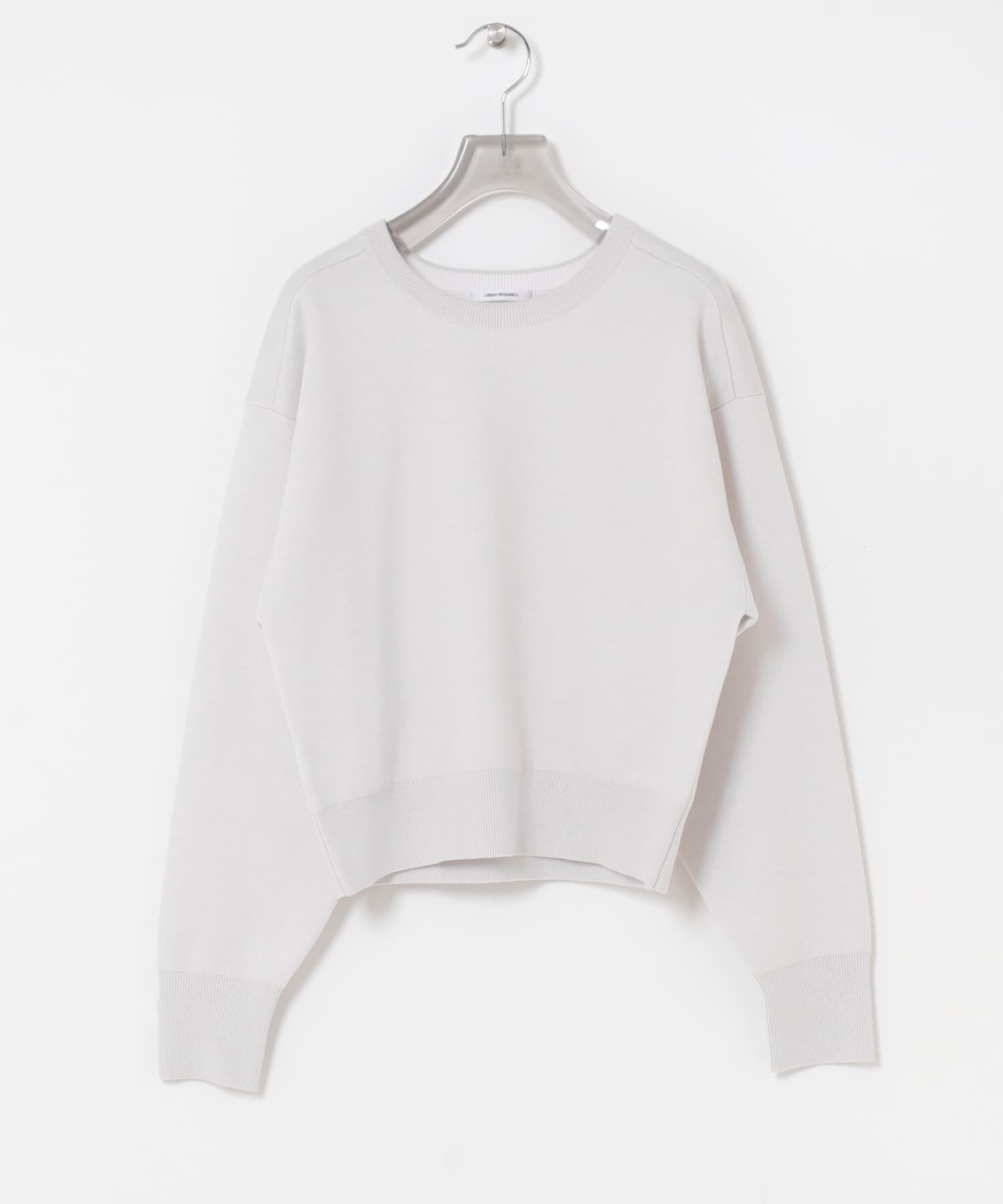 URBAN RESEARCH「ダブルフェイスクルーネックニット」|ニット・セーター|