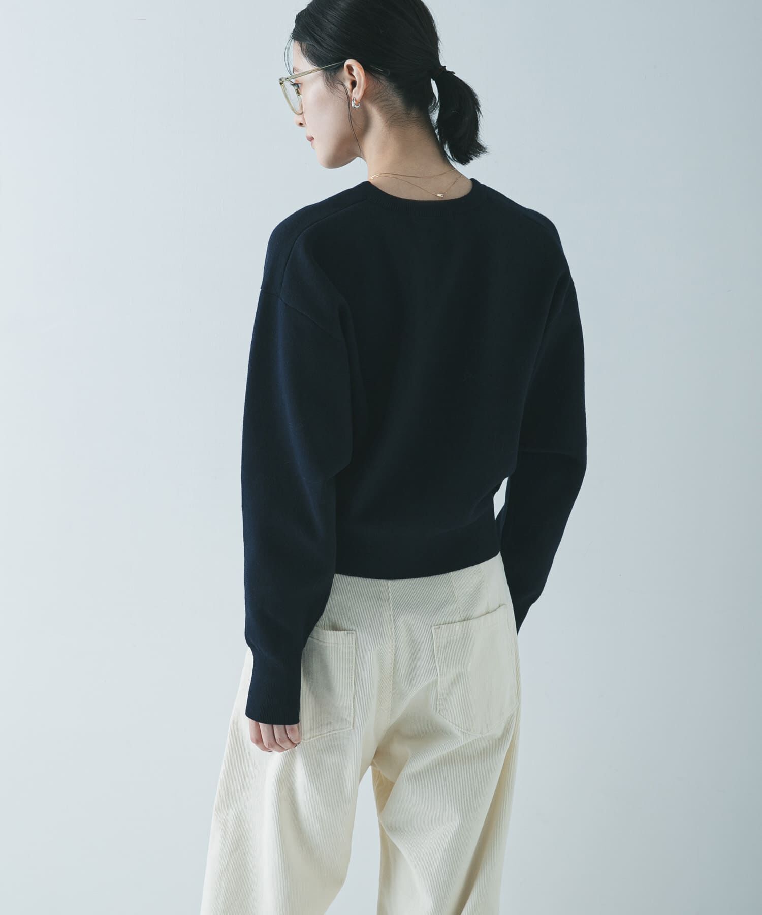 URBAN RESEARCH「ダブルフェイスクルーネックニット」|ニット・セーター|