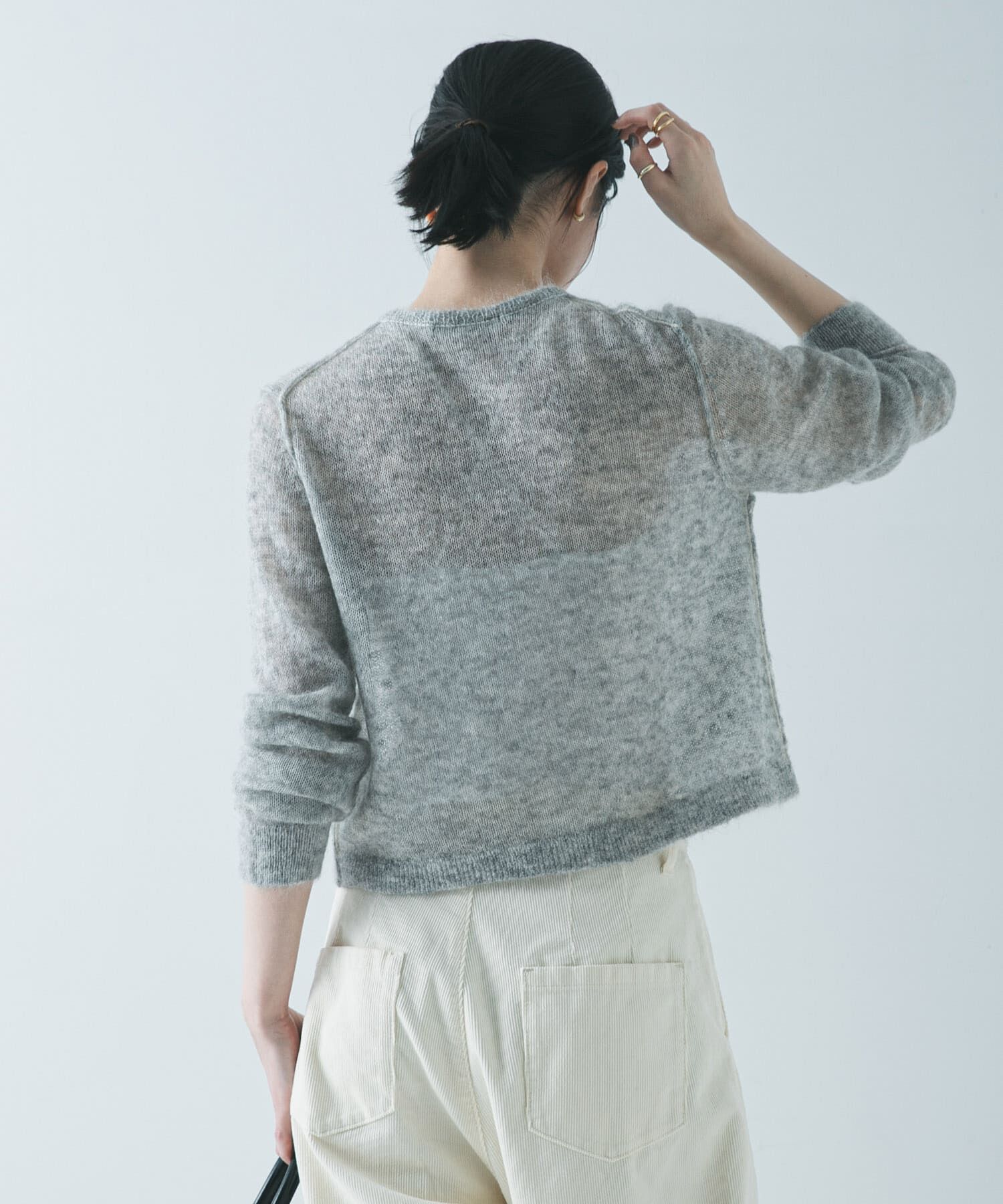 URBAN RESEARCH「シアーモヘヤカーディガン」|カーディガン|