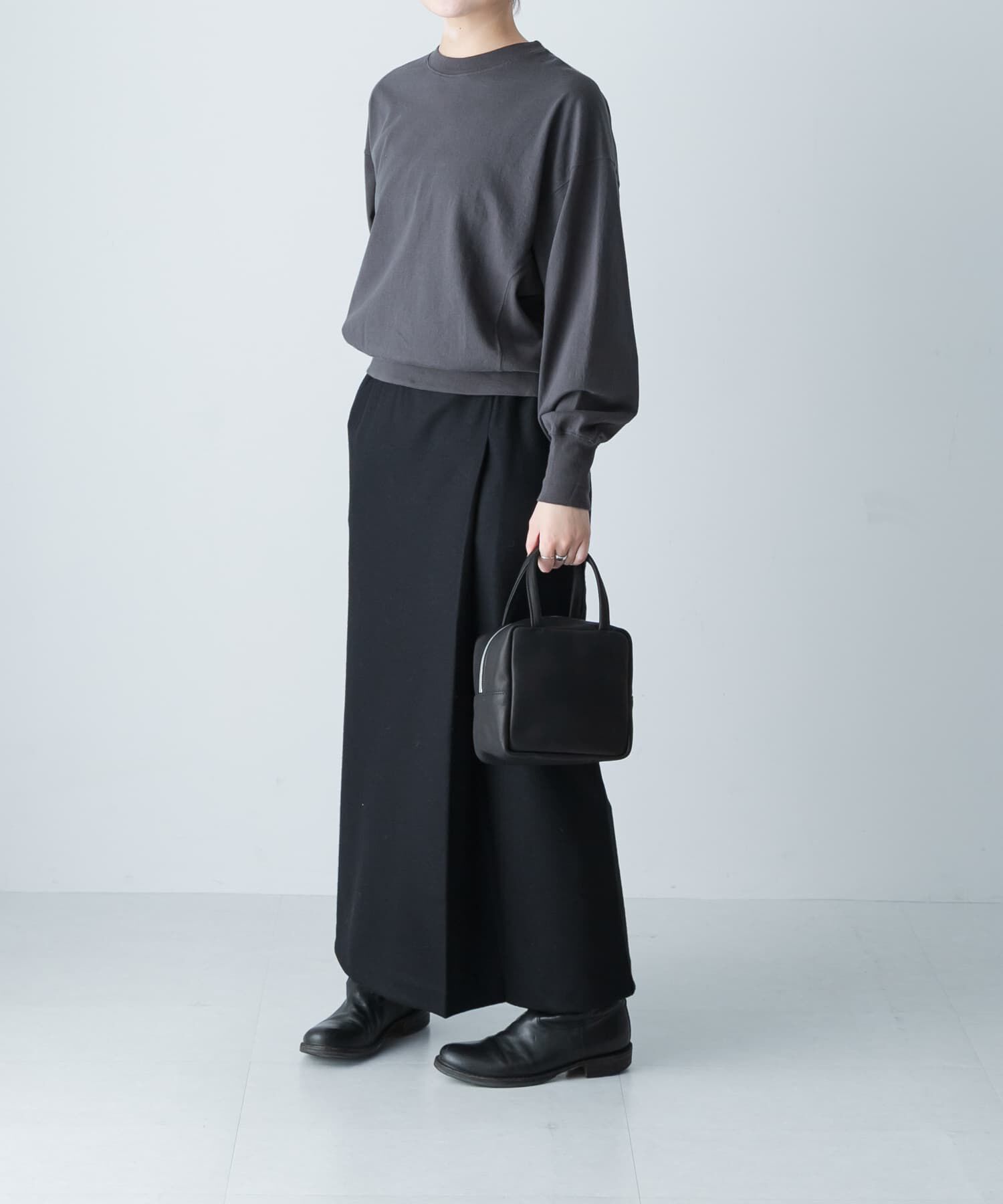 かぐれ「ウールカットストレートスカート」|スカート|