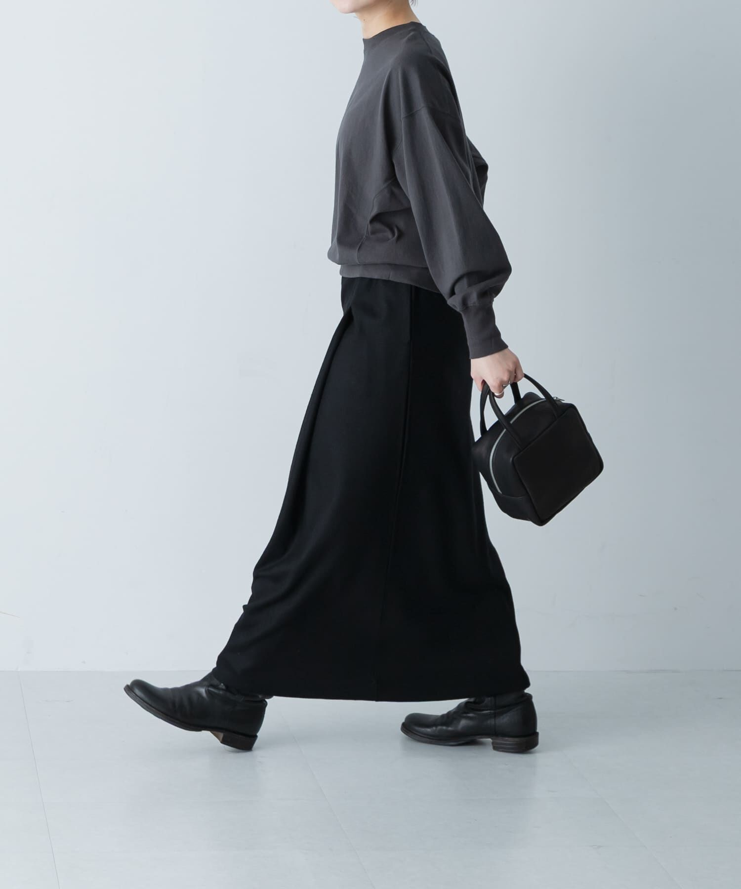 かぐれ「ウールカットストレートスカート」|スカート|