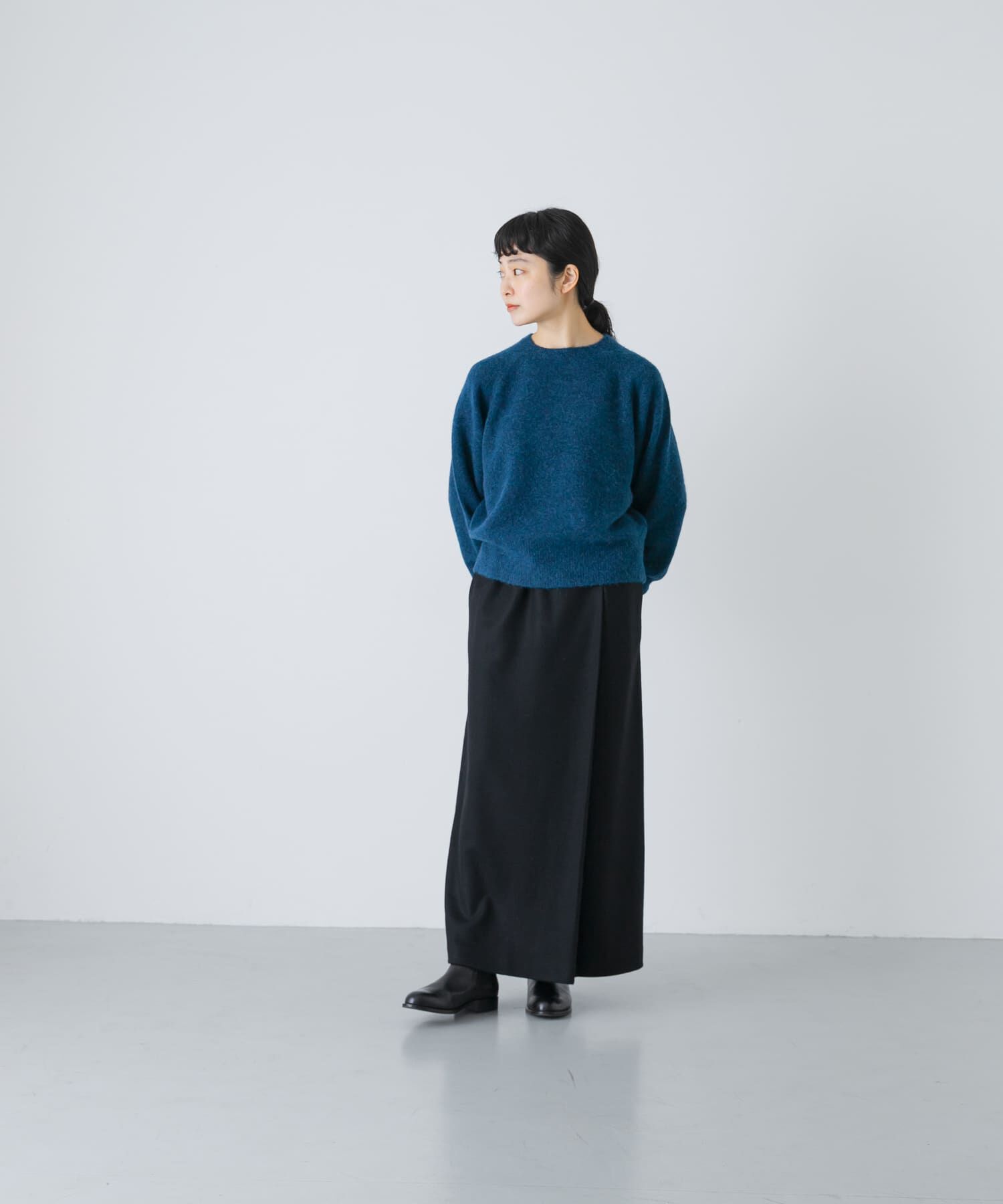 かぐれ「ウールカットストレートスカート」|スカート|