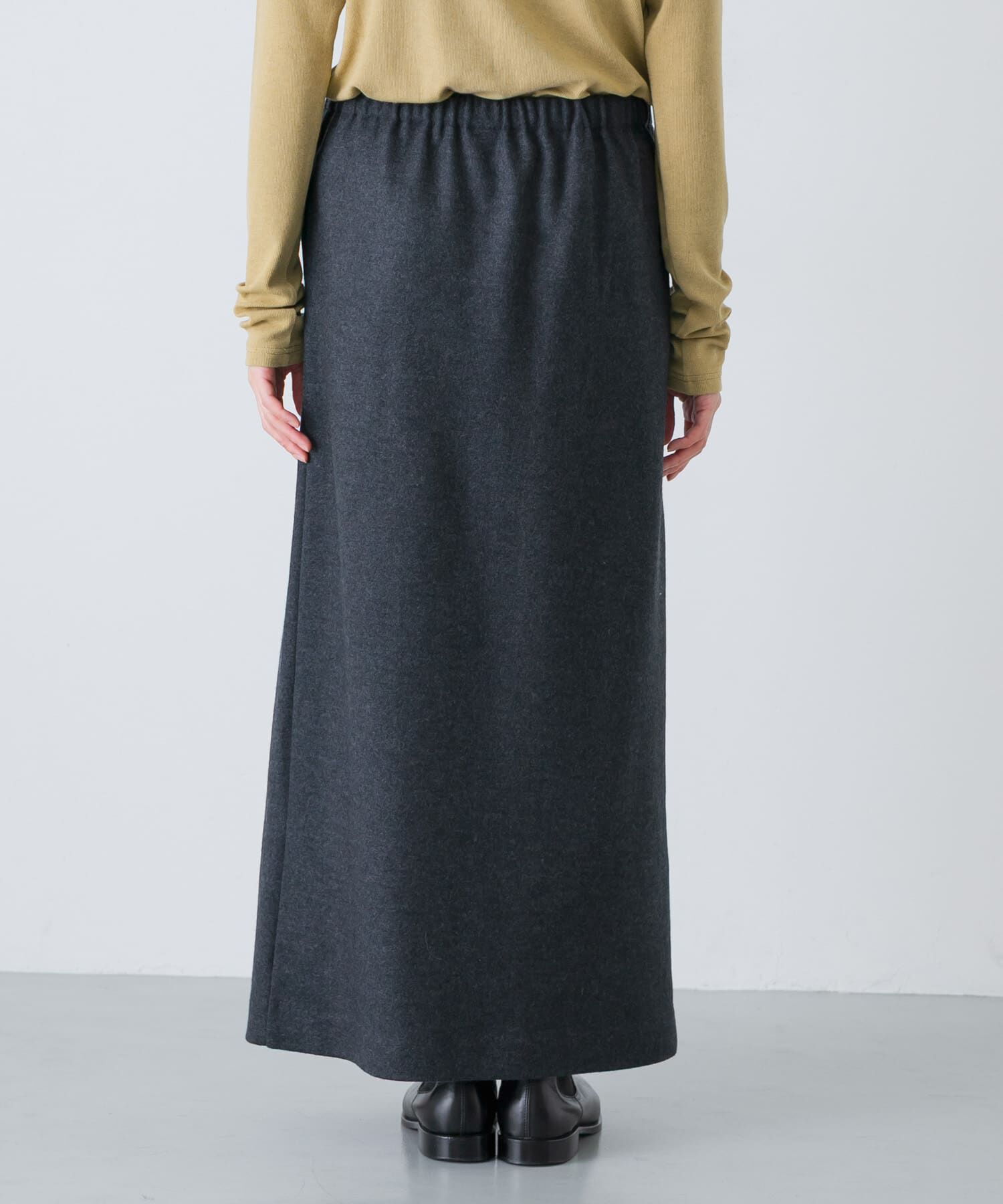 かぐれ「ウールカットストレートスカート」|スカート|