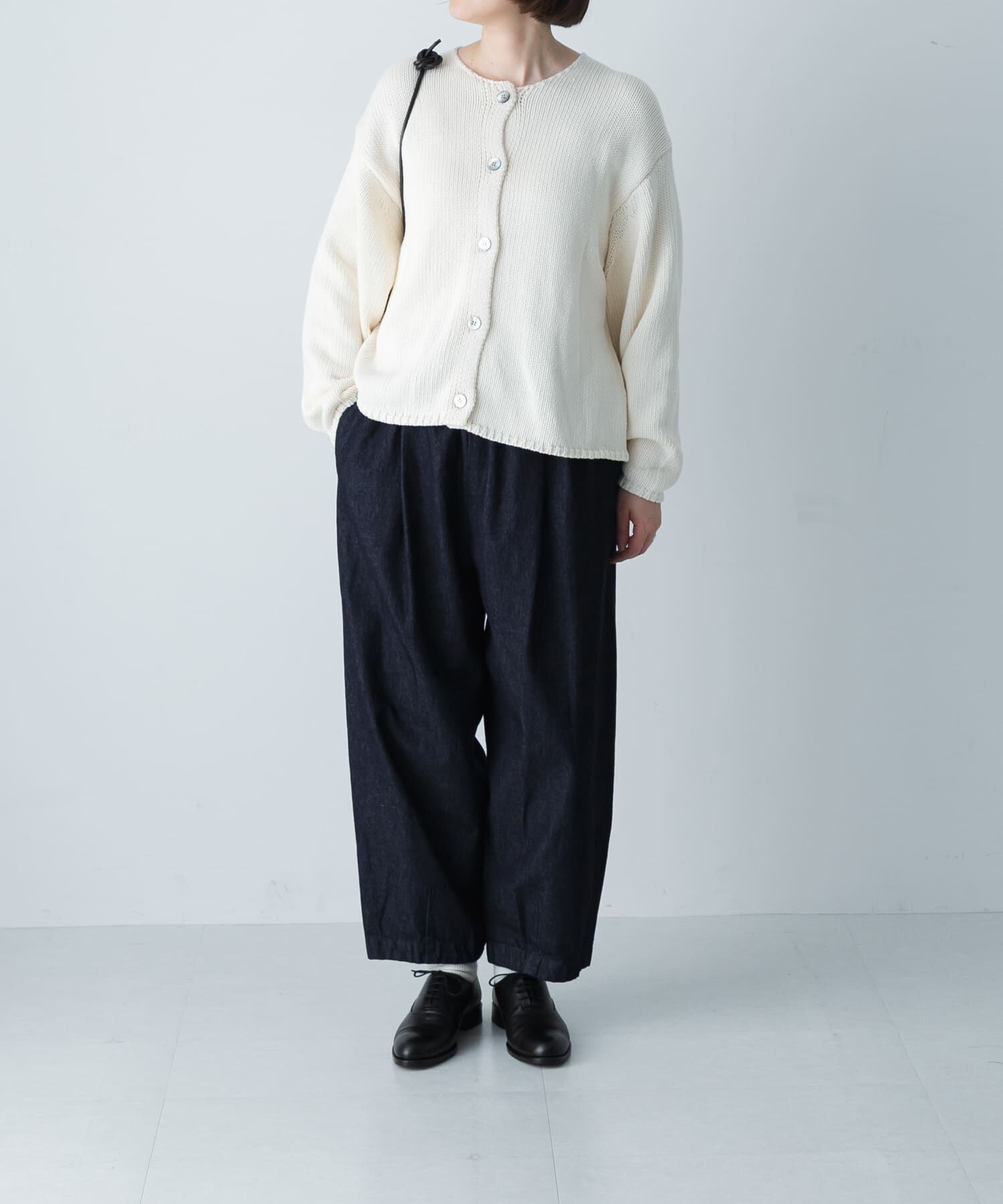 かぐれ「デニムクロップドパンツ」|デニム|