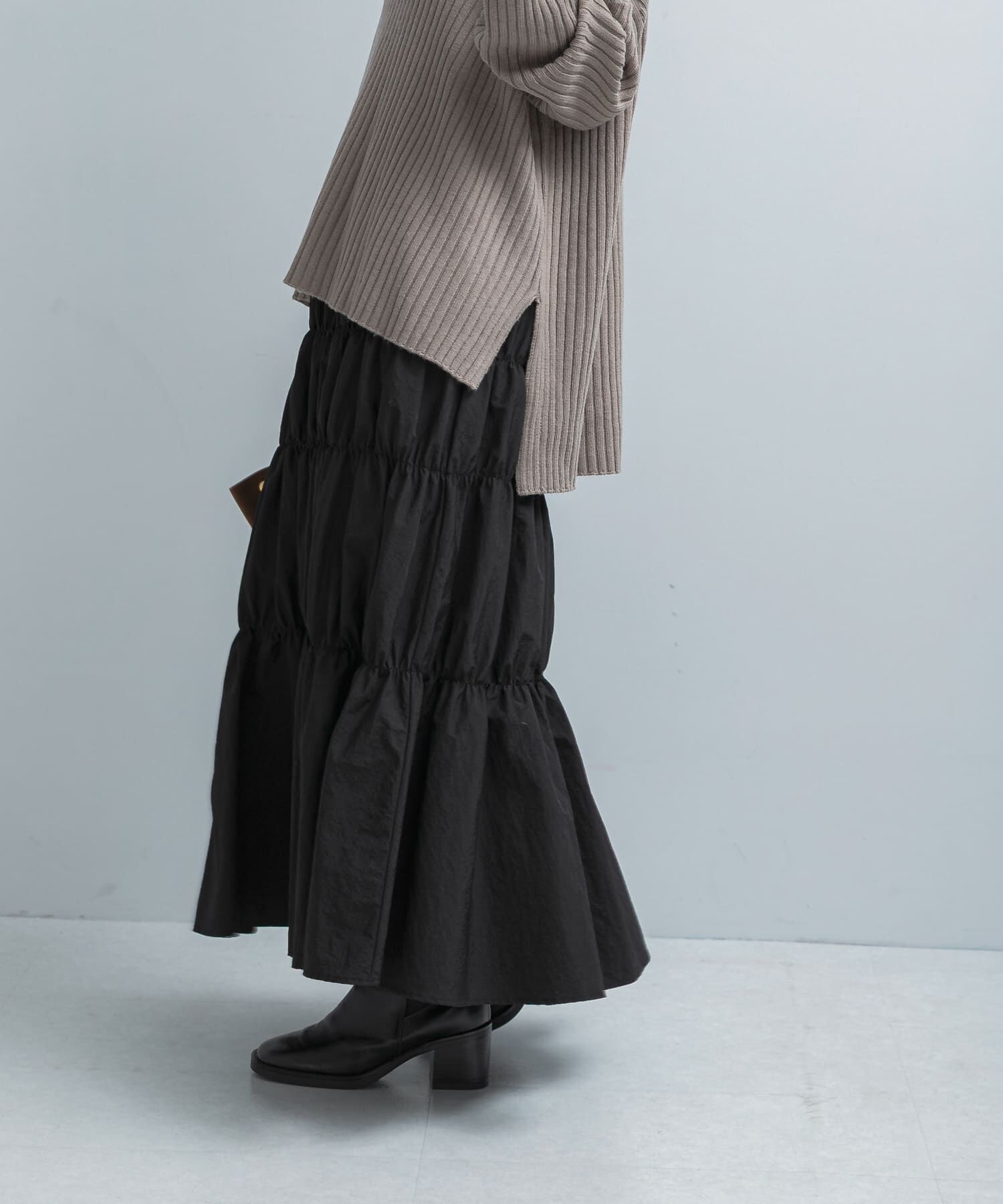 URBAN RESEARCH ROSSO「ブライトシャーリングスカート」|スカート|