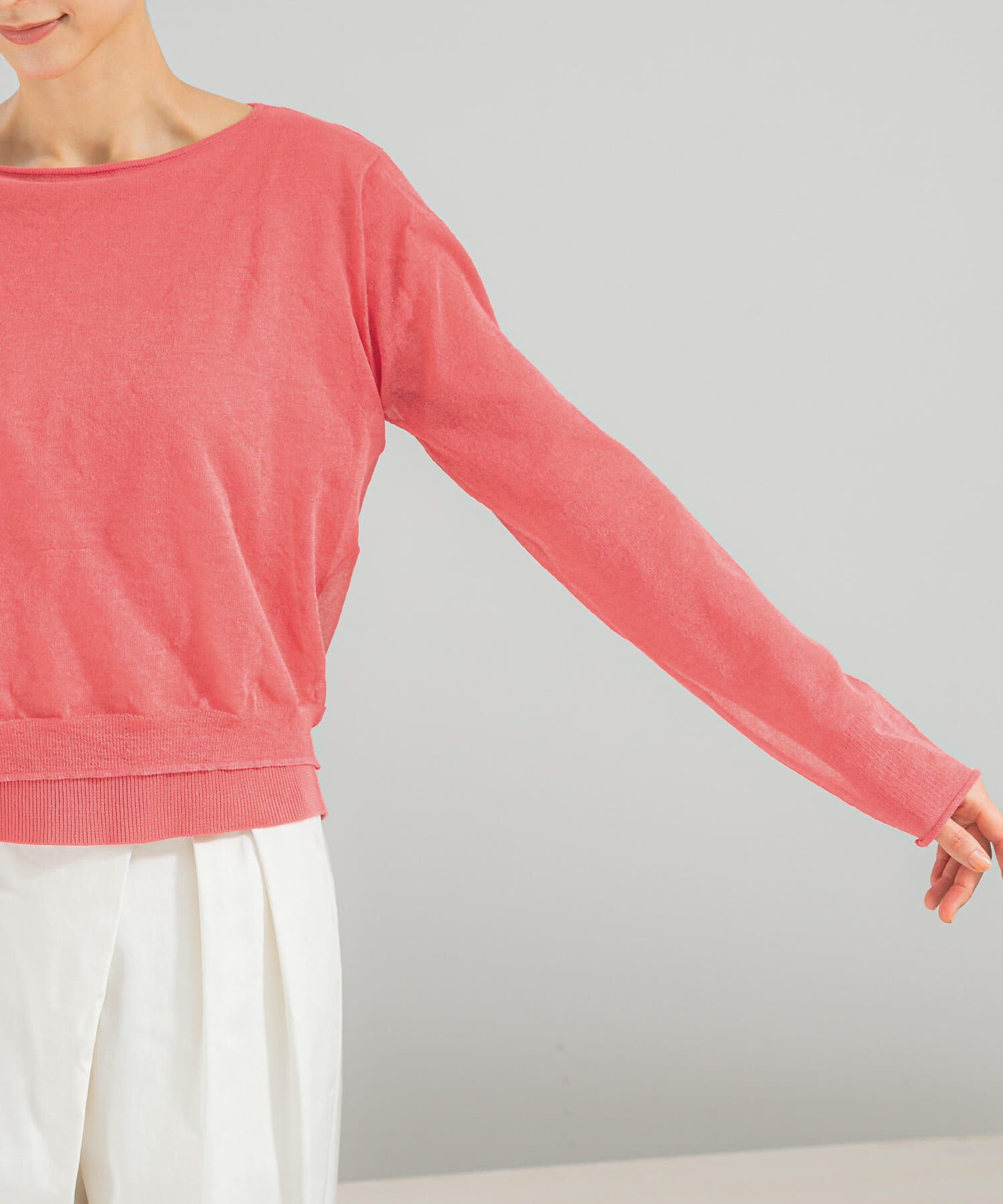 URBAN RESEARCH ROSSO「シアーレイヤードニット」|ニット・セーター|