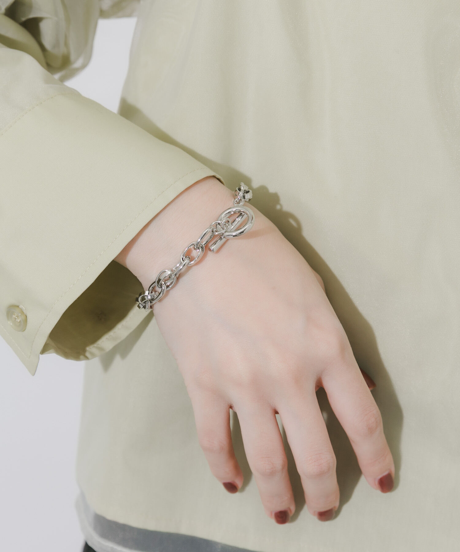 SMELLY「オーバルチェーンマンテルブレスレット」|ブレスレット・バングル|