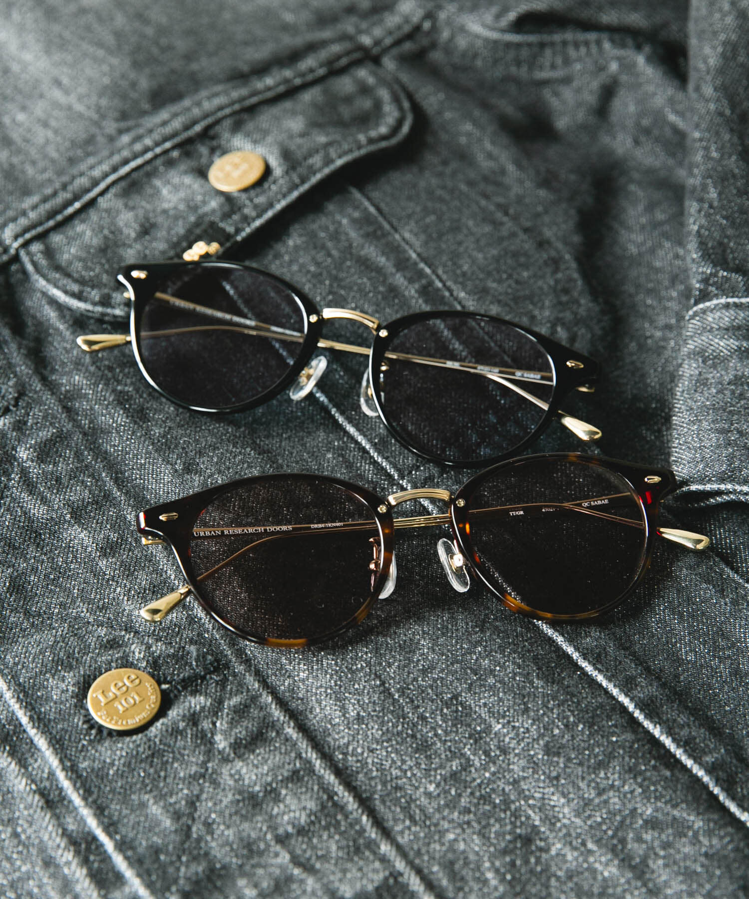 URBAN RESEARCH DOORS「ボストンフレーム/QC SABAE」|メガネ|