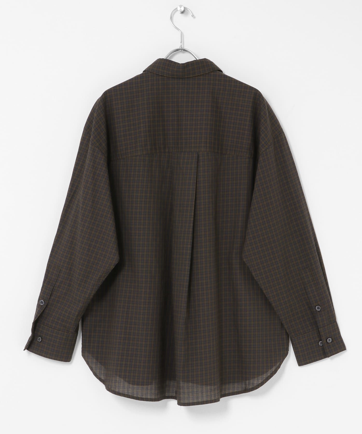 Sonny Label 「ドビーチェックアシメシャツ」|シャツ・ブラウス|