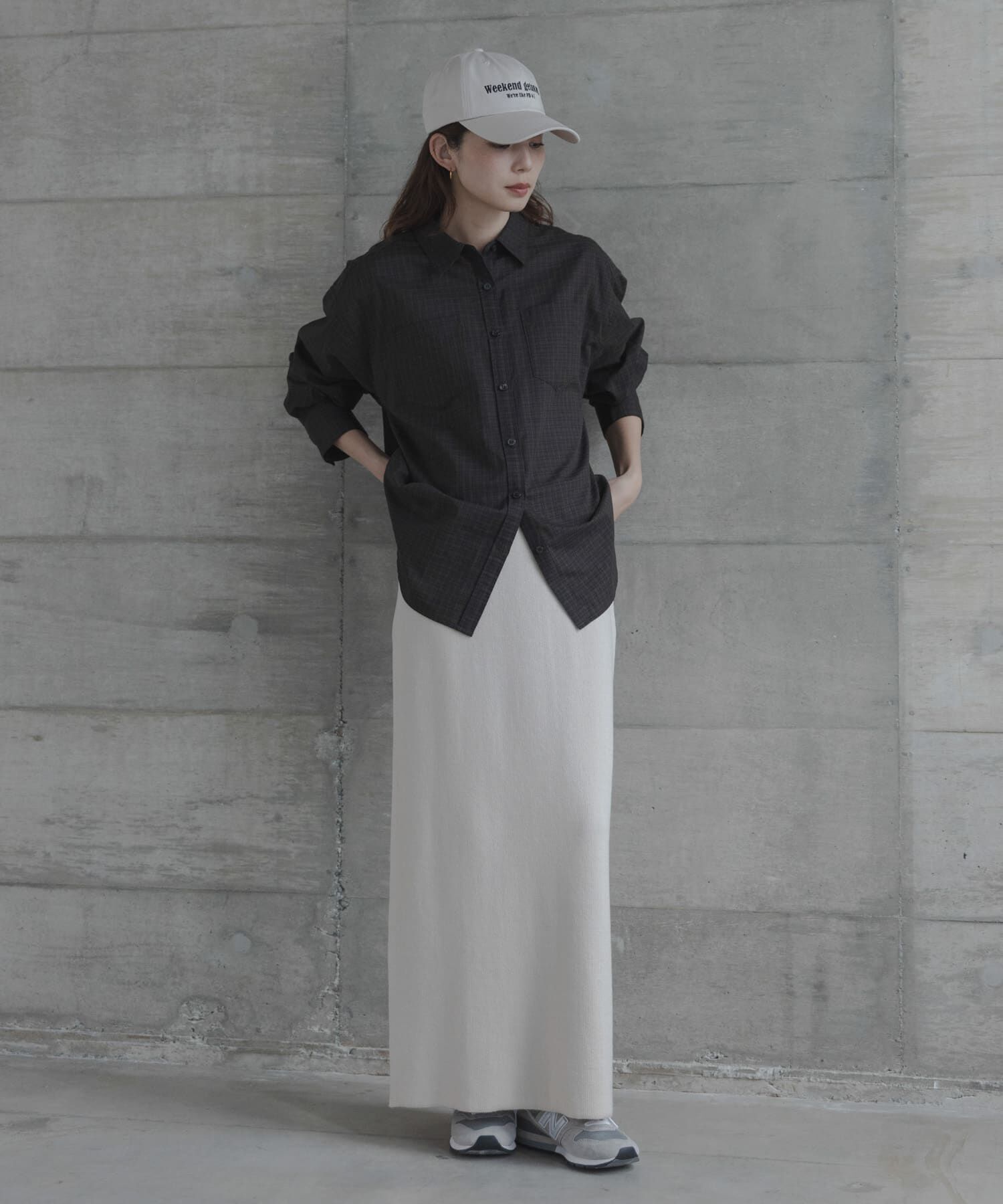 Sonny Label 「ドビーチェックアシメシャツ」|シャツ・ブラウス|