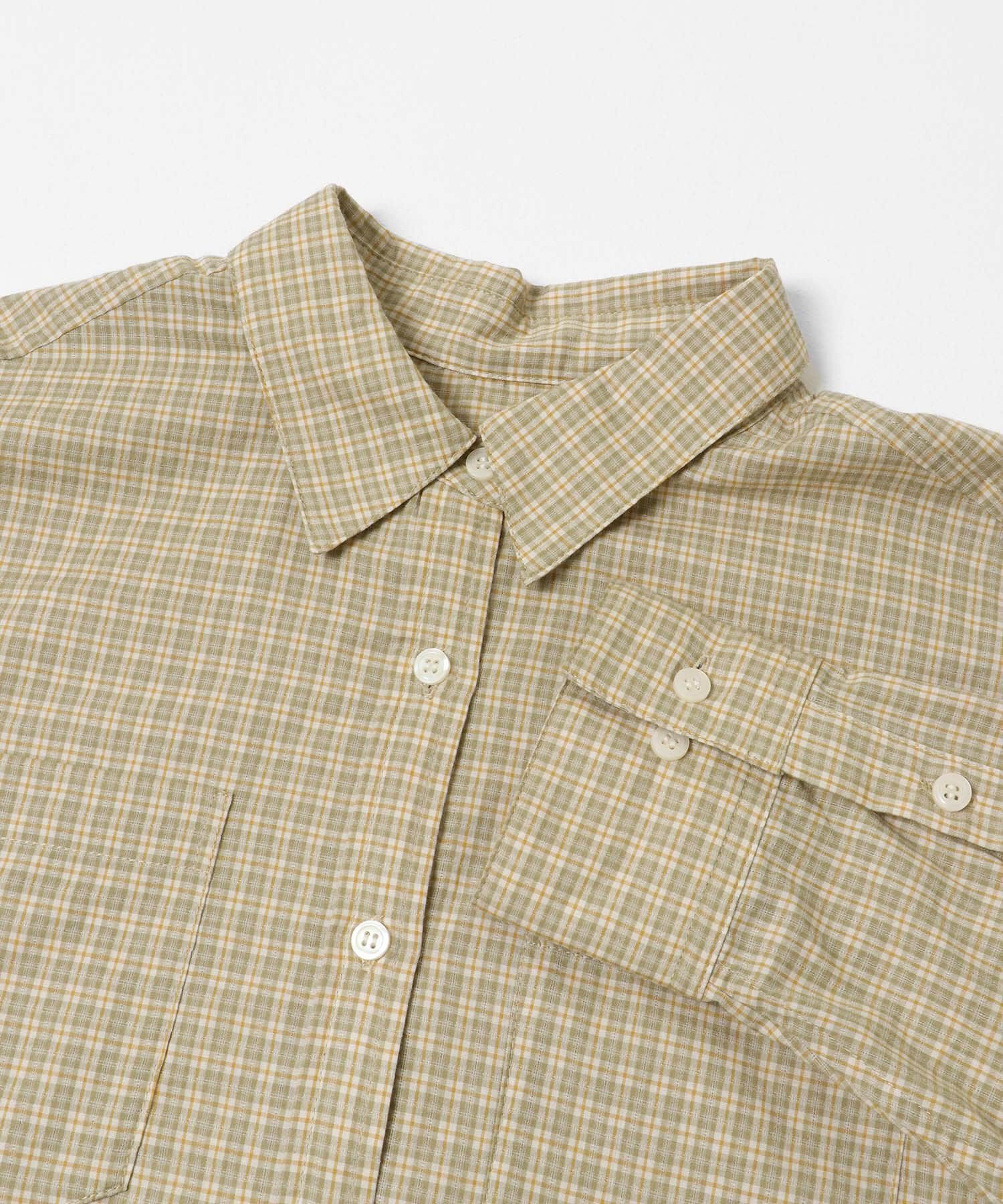 Sonny Label 「ドビーチェックアシメシャツ」|シャツ・ブラウス|