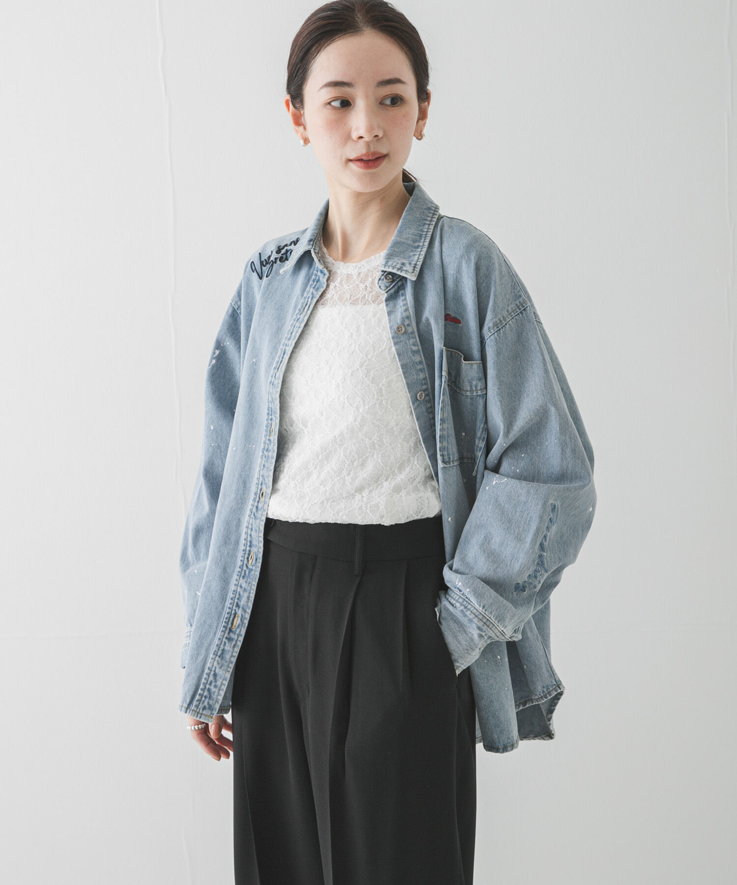 URBAN RESEARCH「ストレッチレーストップス」|Tシャツ・カットソー|