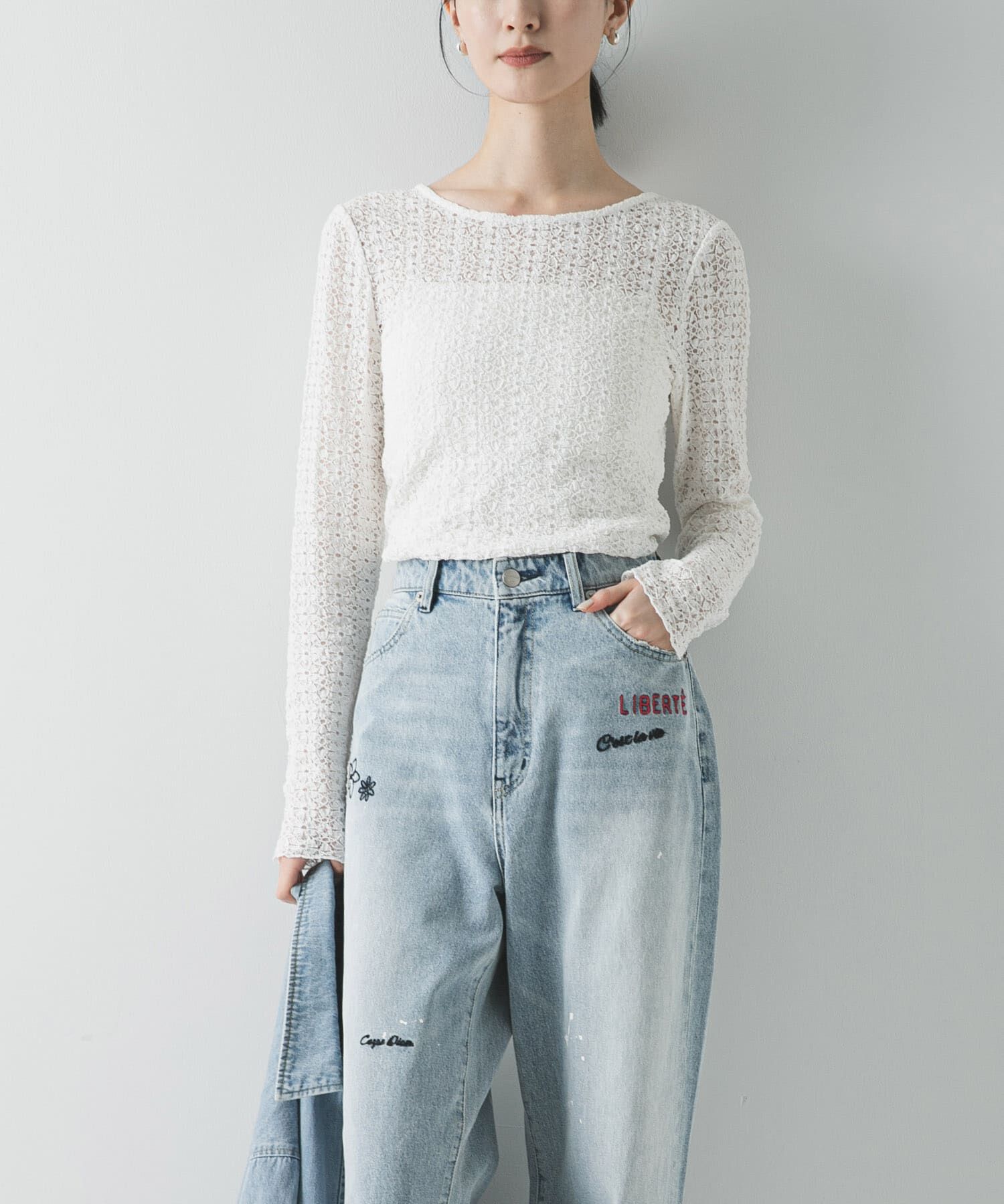 URBAN RESEARCH「ストレッチレーストップス」|Tシャツ・カットソー|