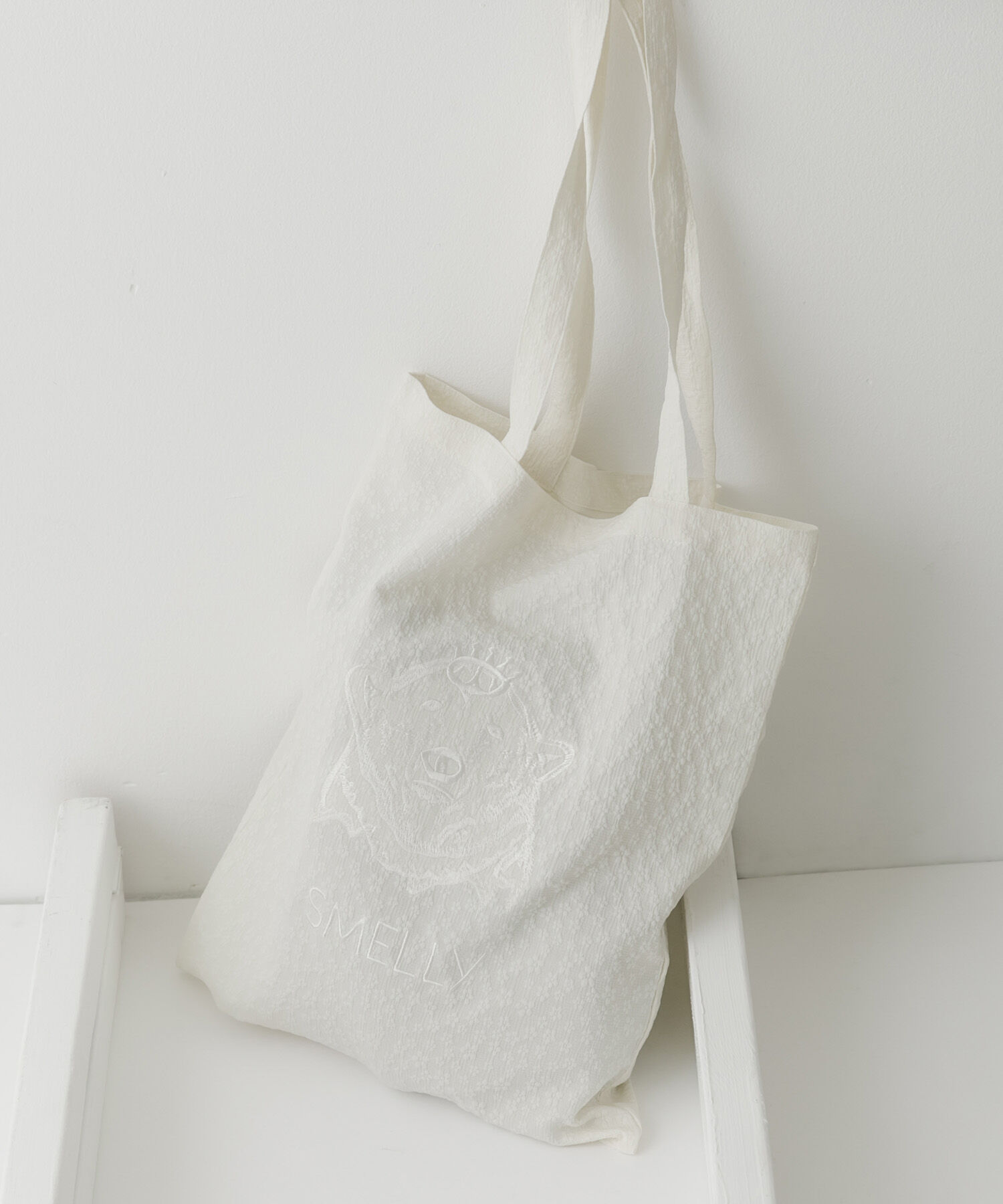 SMELLY「MELLYトート」|トートバッグ|アイボリー