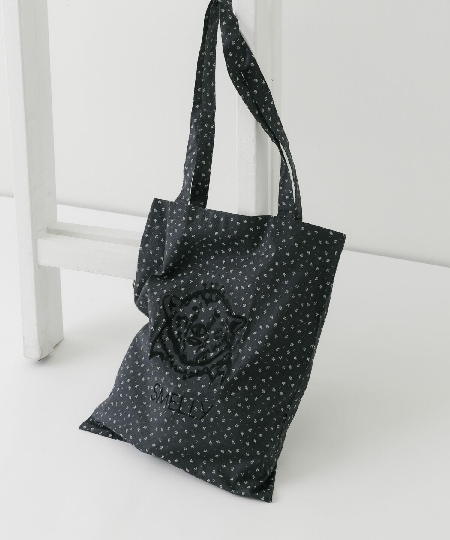 SMELLY「MELLYトート」|トートバッグ|チャコールグレー