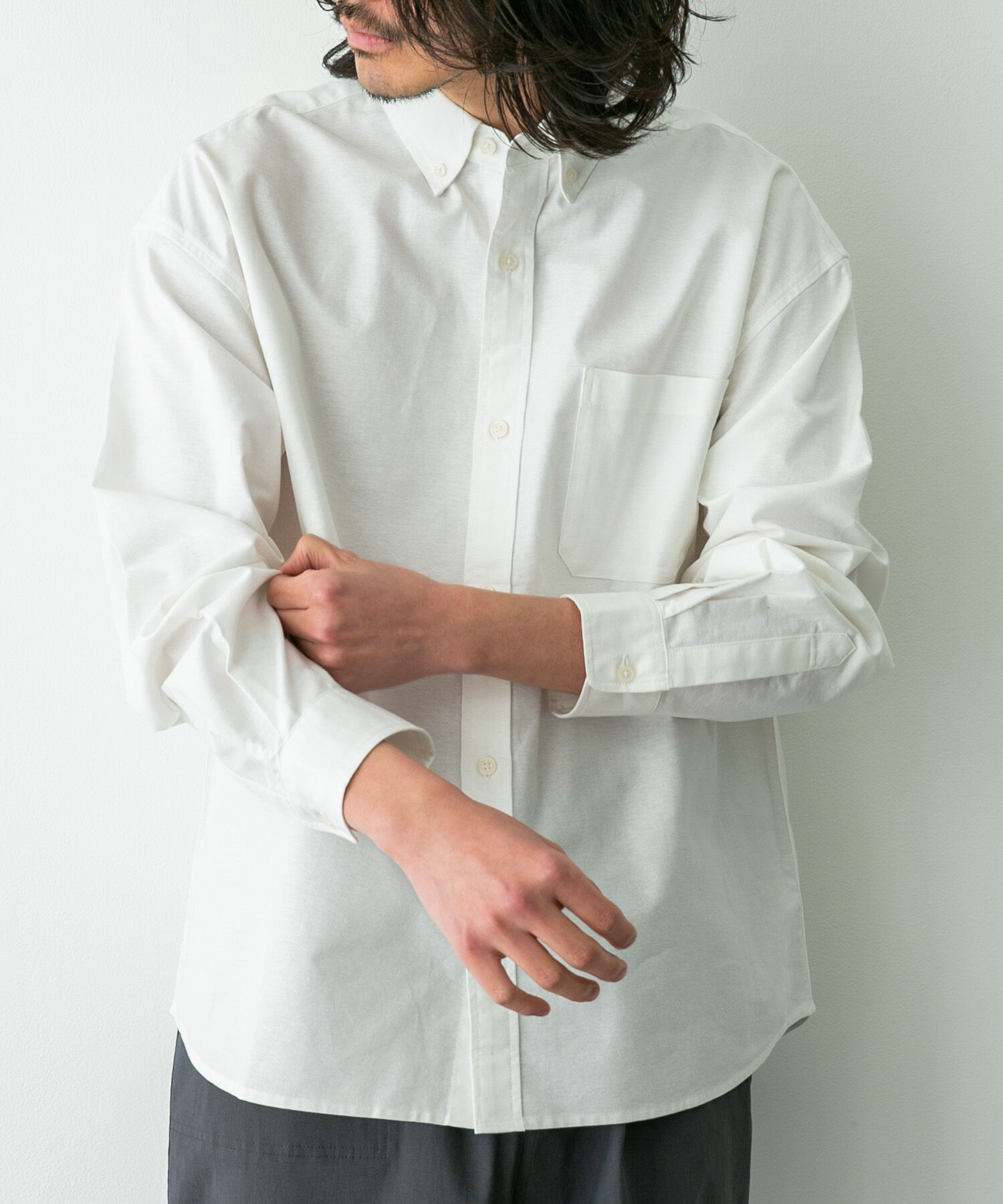 Sonny Label 「抗菌オックスボタンダウンオーバーシャツ」|シャツ・ブラウス|