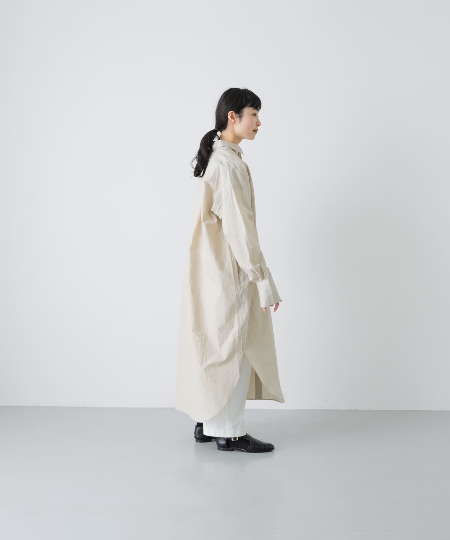 かぐれ「ワイドシャツワンピース」|ワンピース|