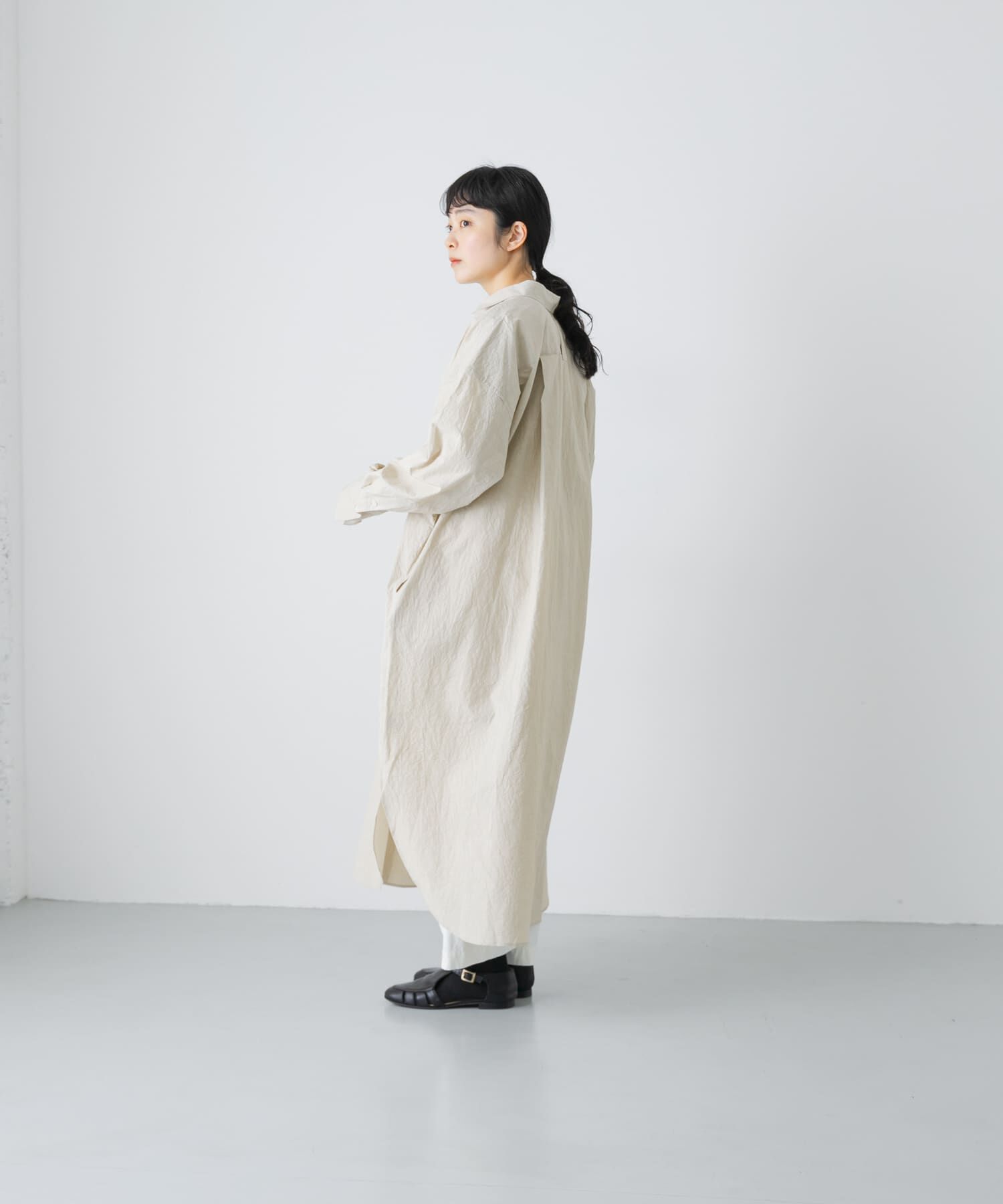 かぐれ「ワイドシャツワンピース」|ワンピース|