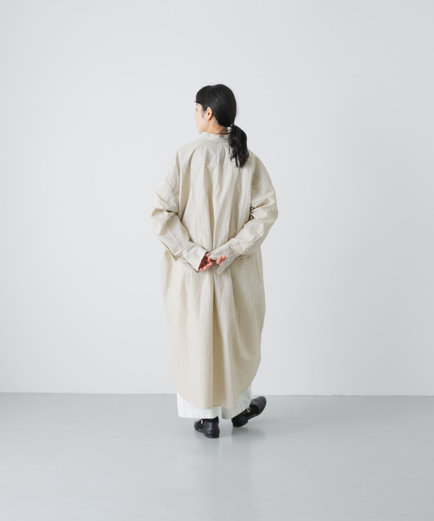 かぐれ「ワイドシャツワンピース」|ワンピース|