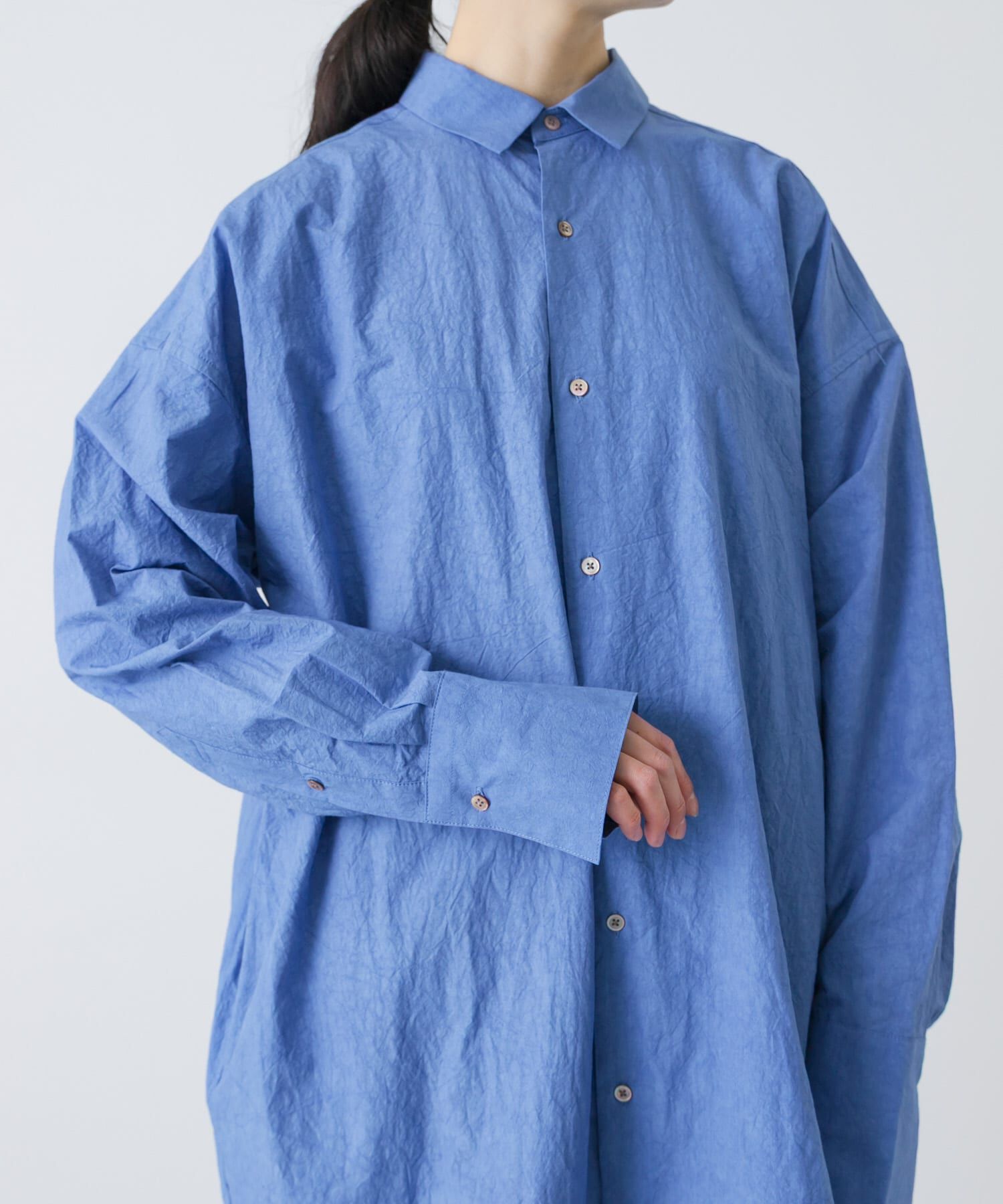 かぐれ「ワイドシャツワンピース」|ワンピース|