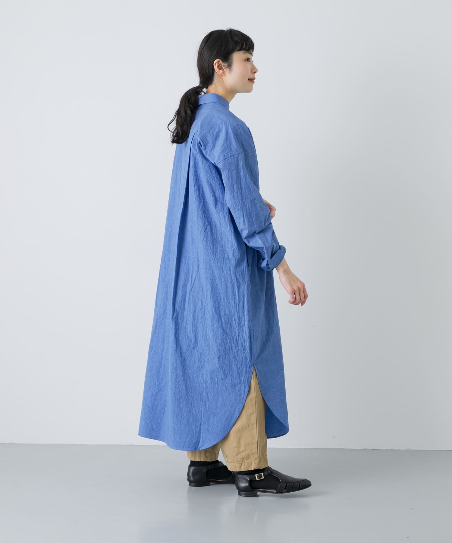 かぐれ「ワイドシャツワンピース」|ワンピース|