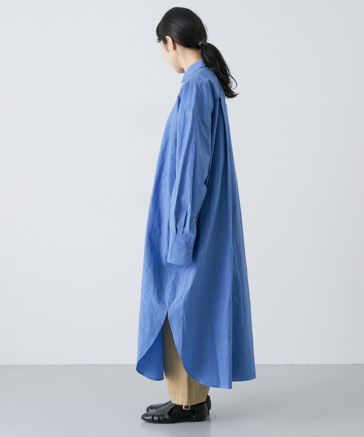 かぐれ「ワイドシャツワンピース」|ワンピース|