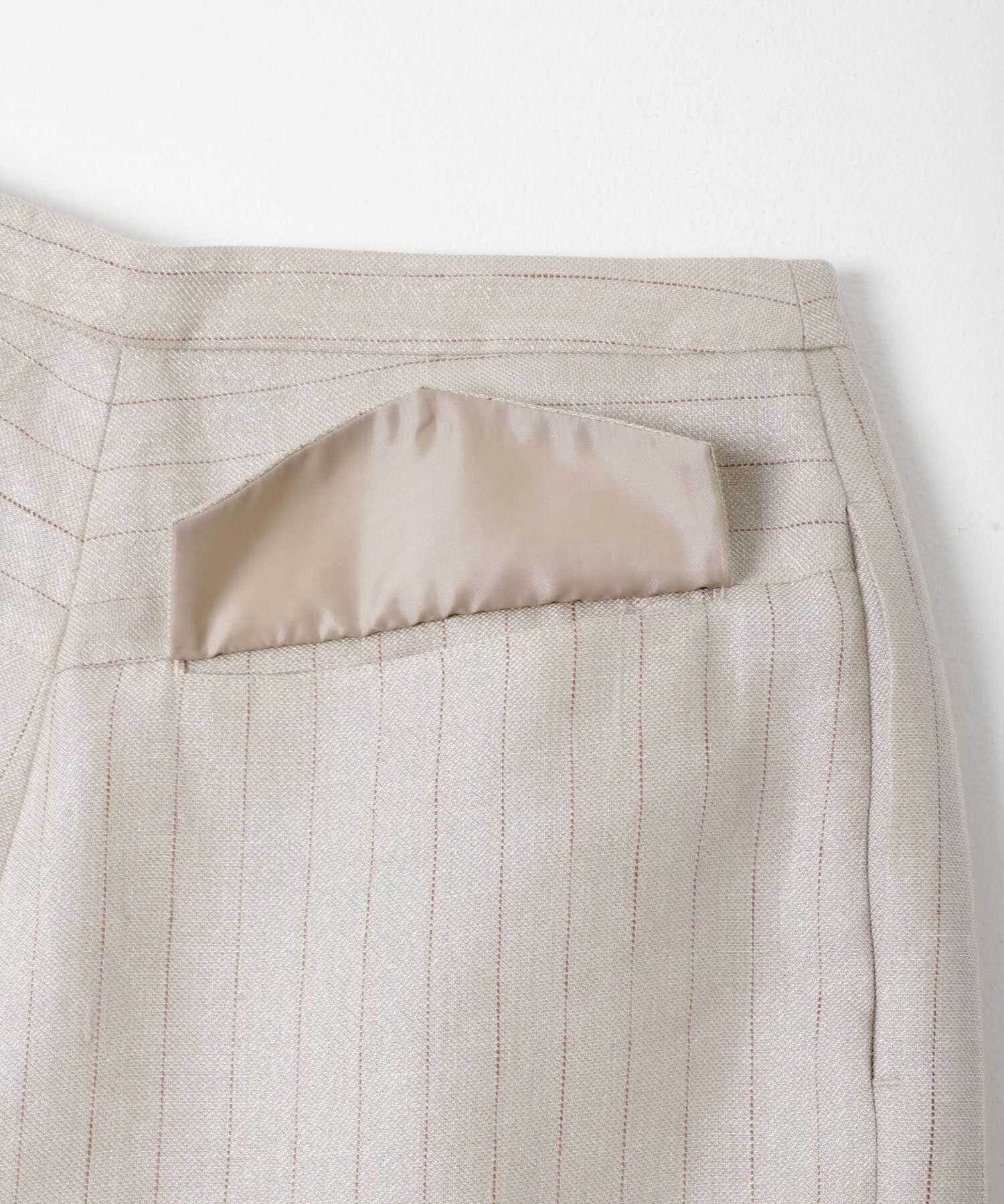 URBAN RESEARCH ROSSO「ラメリネンストライプワイドパンツ」|その他|