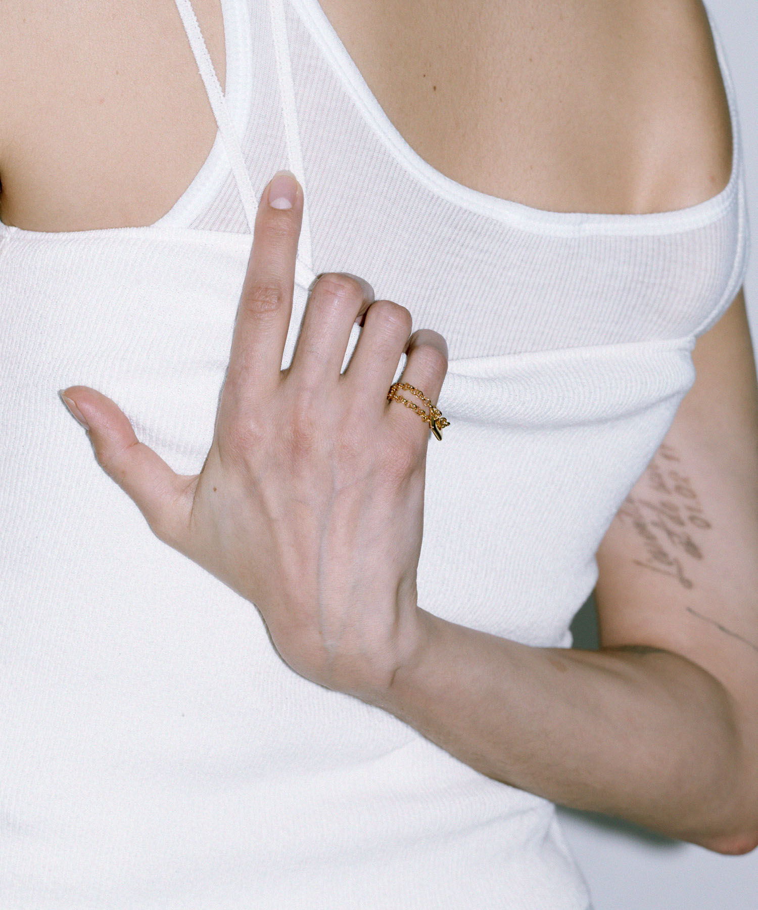 SMELLY「SMELLY so&rsquo;　point chain ring」|リング|