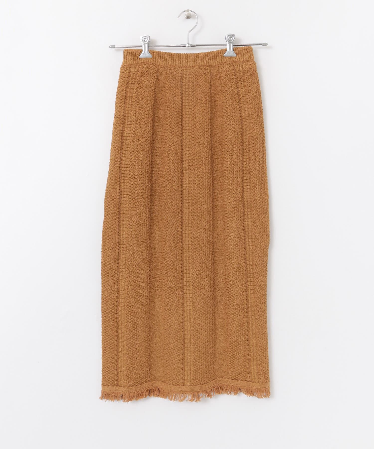  「タイトフリンジニットスカート」|スカート|