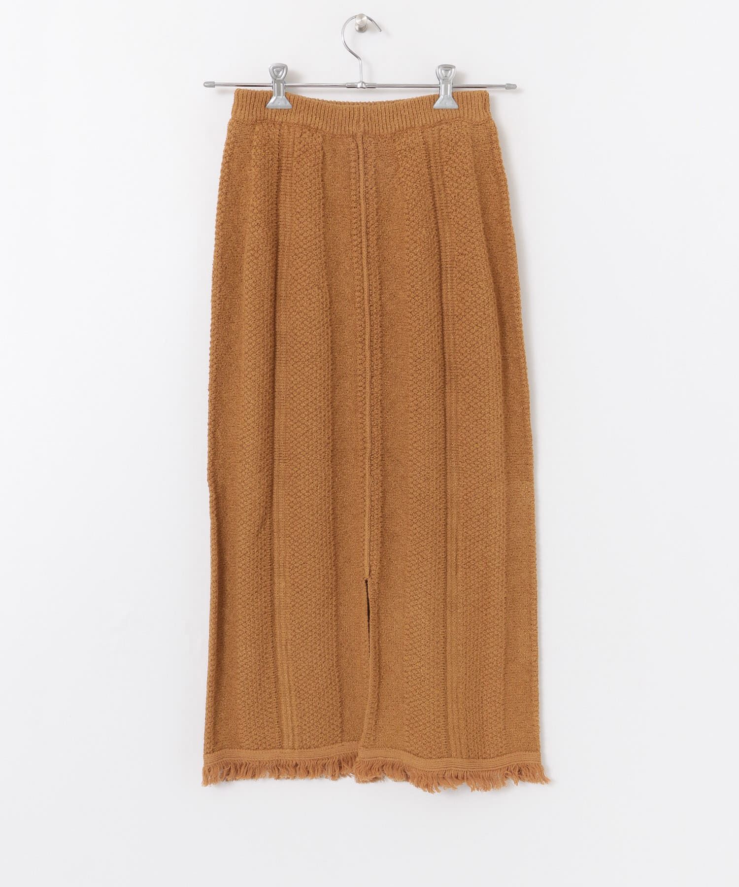  「タイトフリンジニットスカート」|スカート|